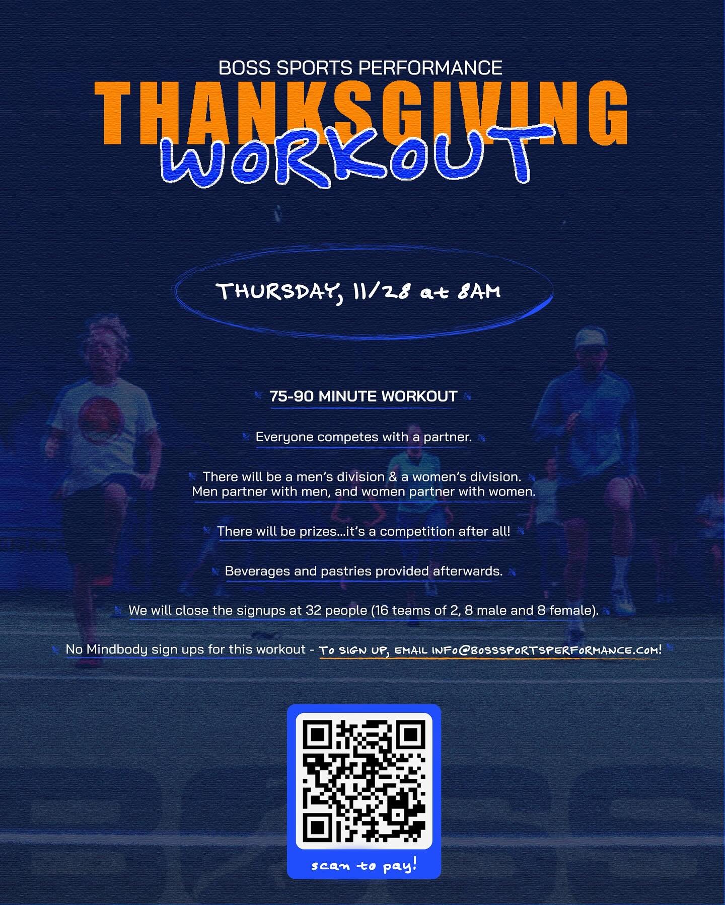 Thanksgiving Day workout fun!