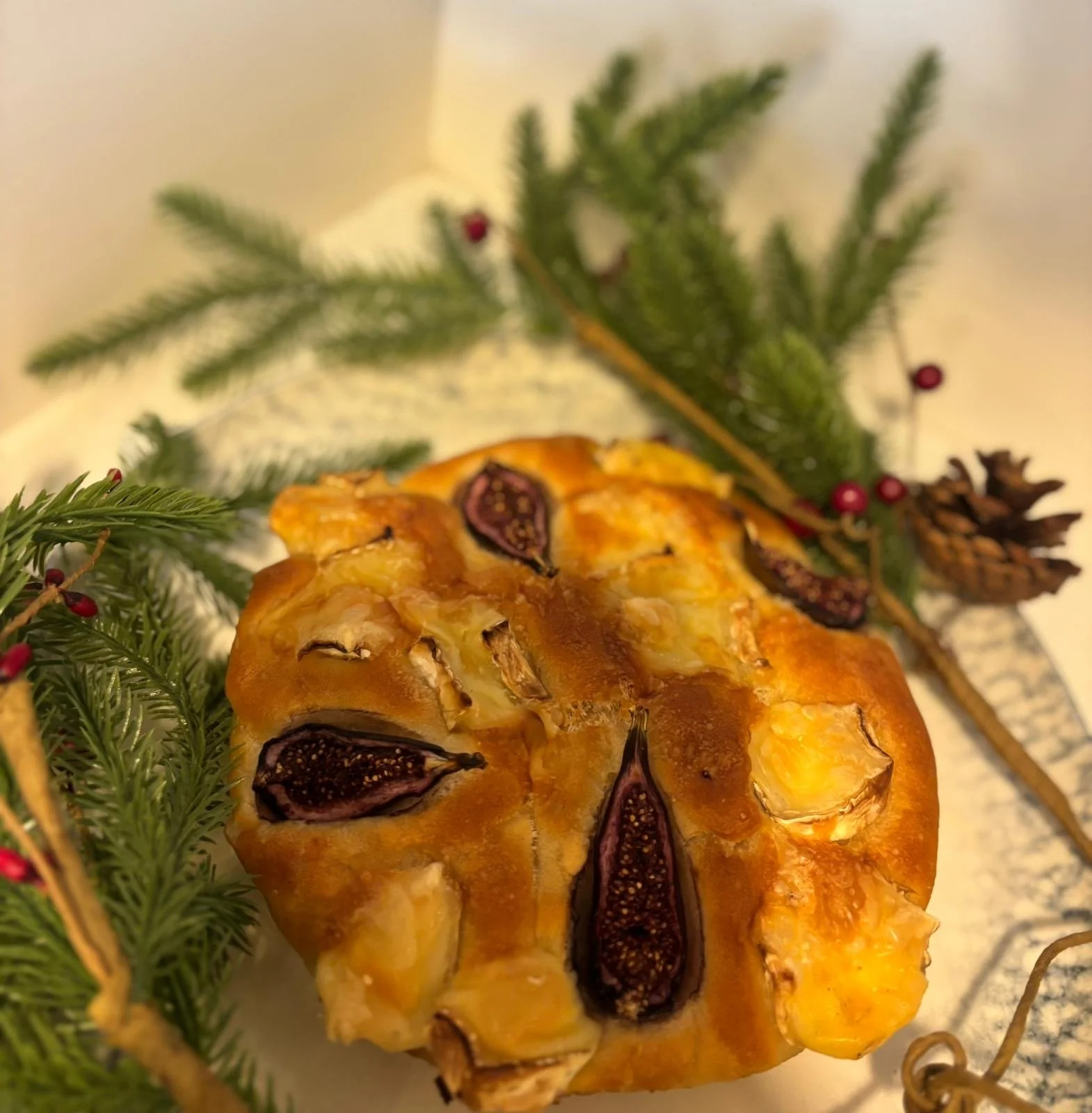 Fig and Goats Cheese Focaccia