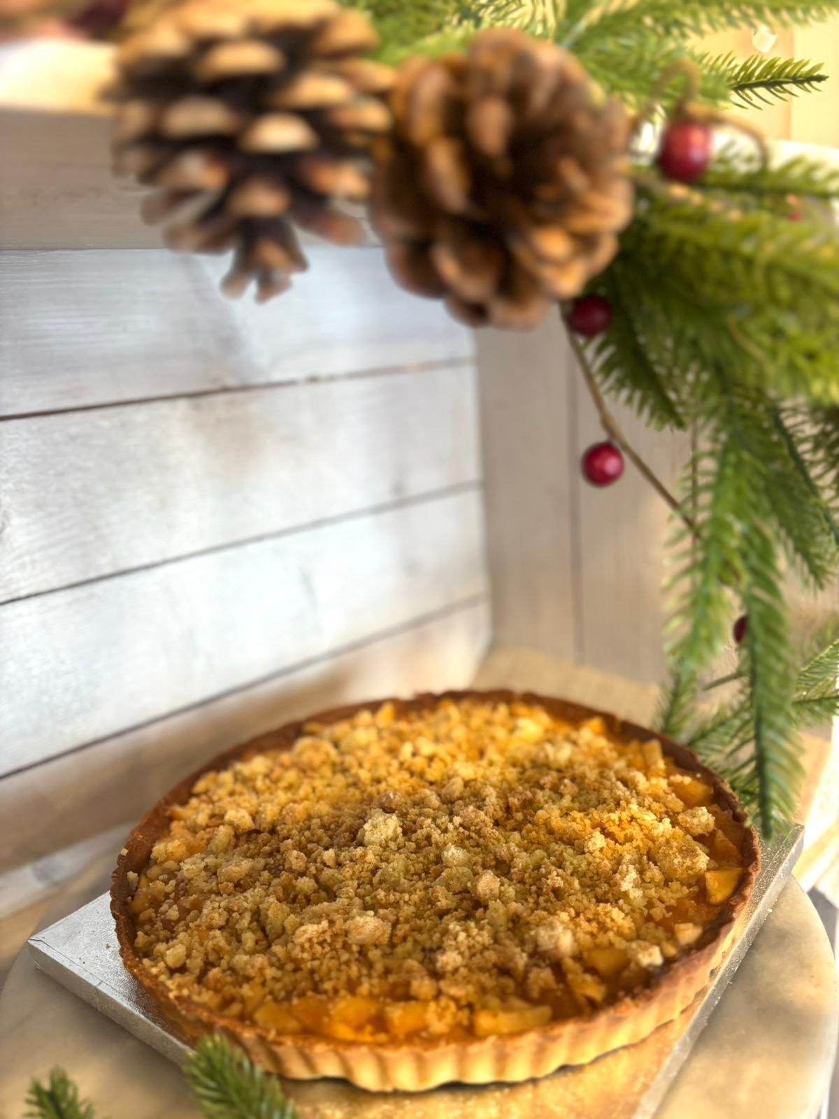 Apple Crumble Tart (Serves 8)