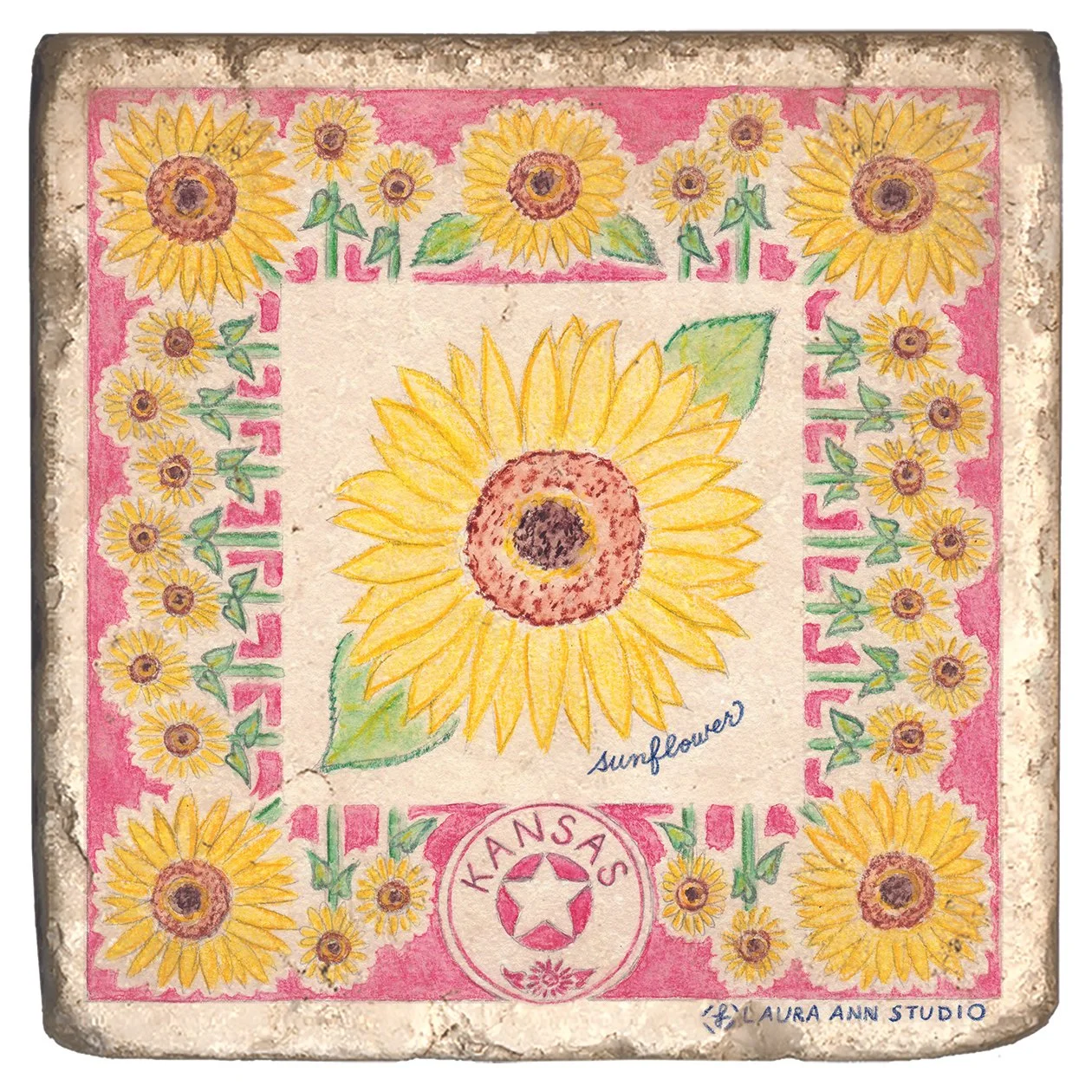Laura Ann Studio State Flowers Trivets-Coasters_KANSAS.jpg