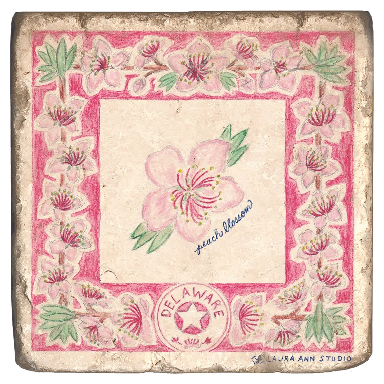 Laura Ann Studio State Flowers Trivets-Coasters_DELAWARE.jpg