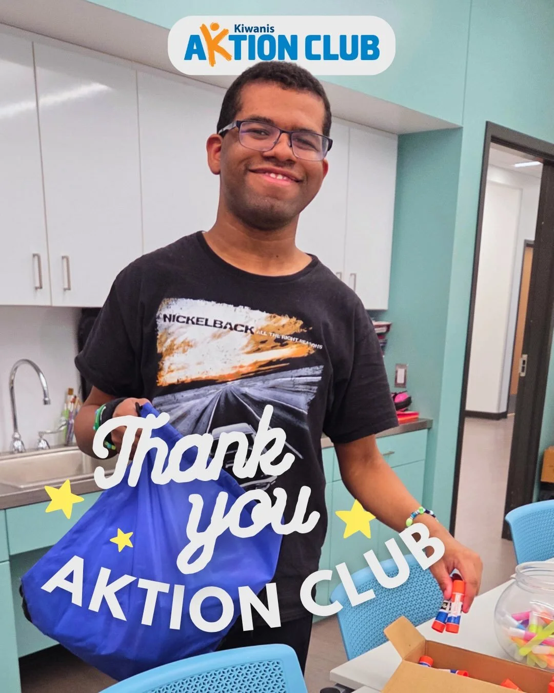 This is what community looks like. 💛 Thank you Aktion Club for assembling and delivering 100 Art Kits to the Joliet Boys &amp; Girls Club. Aktion Club is all about empowering adults with disabilities to give back, lead, and make a real difference in