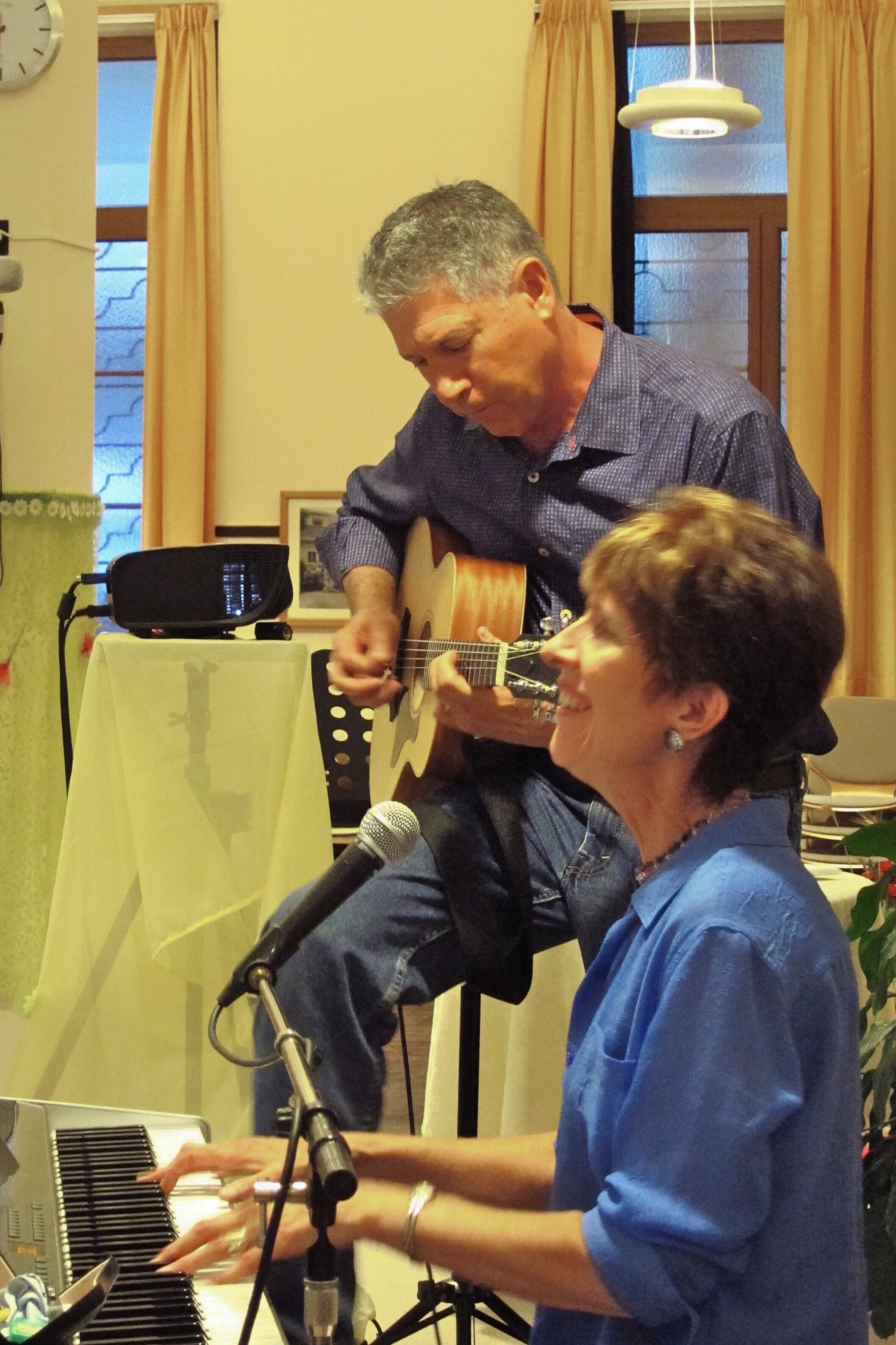 Leading Worship in a Church in Clarens, Switzerland (2011)