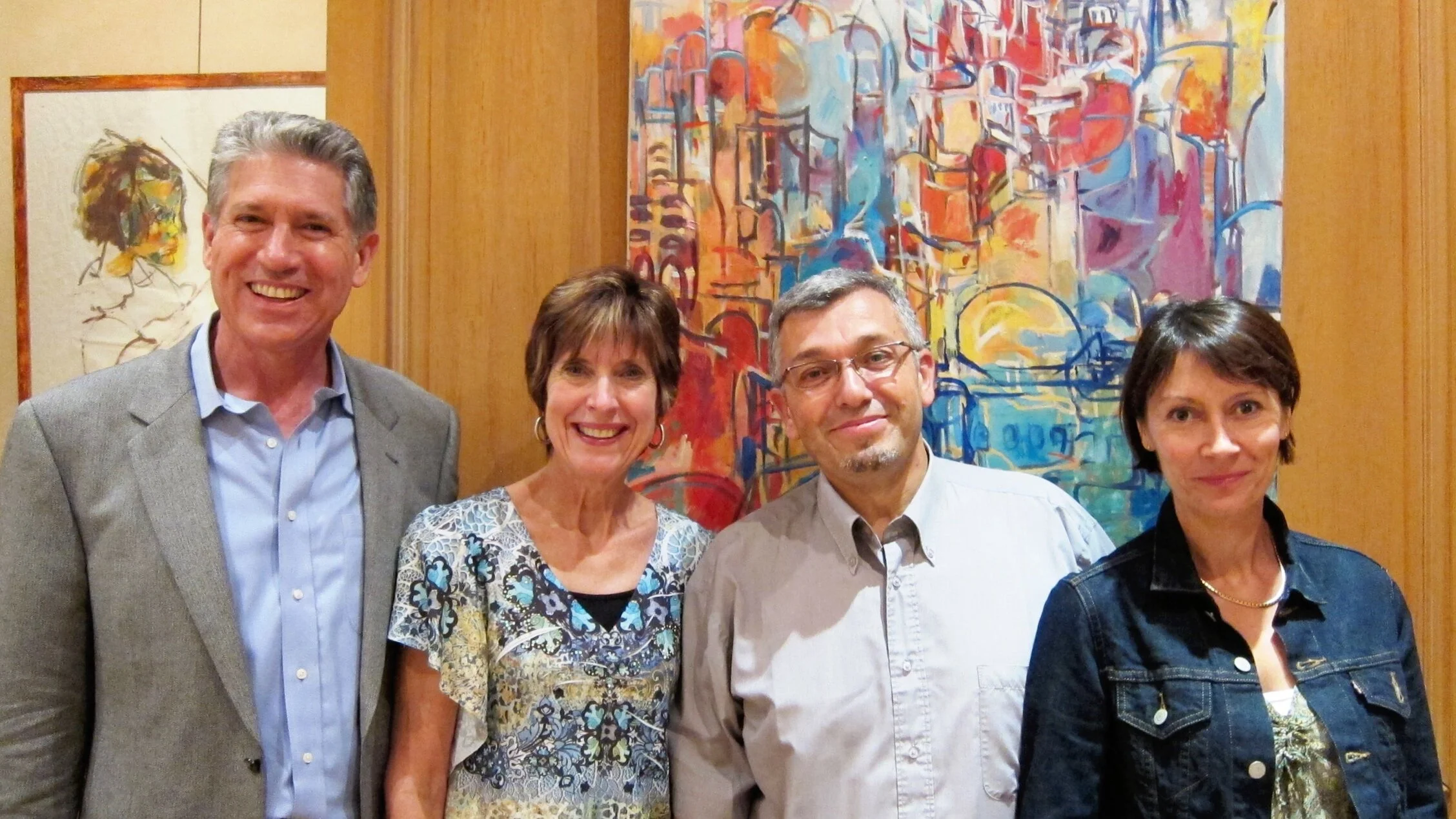 With Carlos and Agnes Payan, Paris (2011)