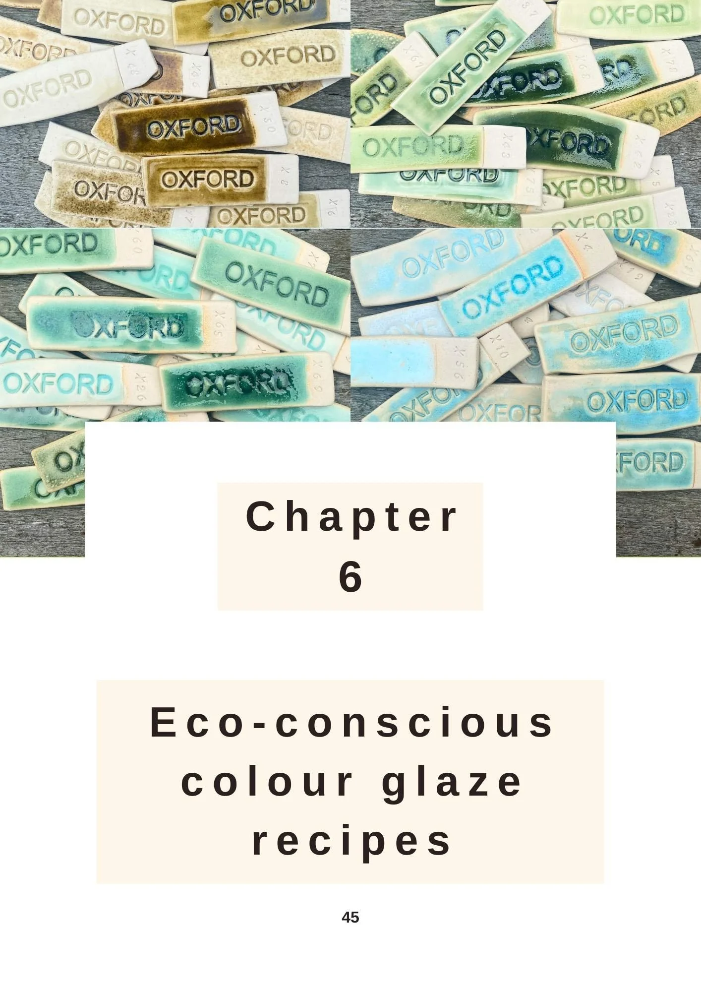 Picture of eBook Eco-conscious Pottery Colour — Oxford Clay Handmade Ceramics ...