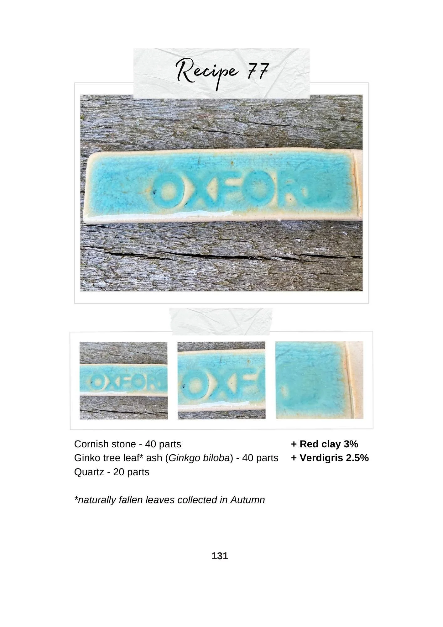 Picture of eBook Eco-conscious Pottery Colour — Oxford Clay Handmade Ceramics ...