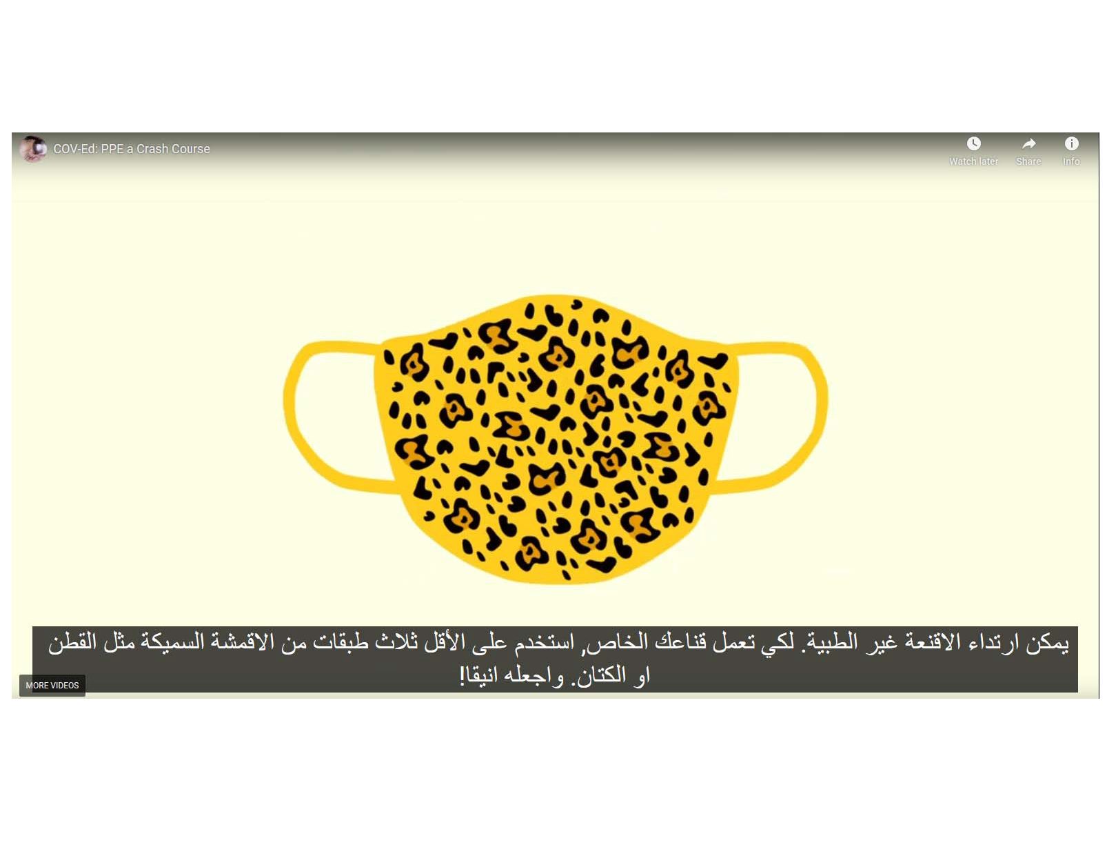 A Crash Course on Masks