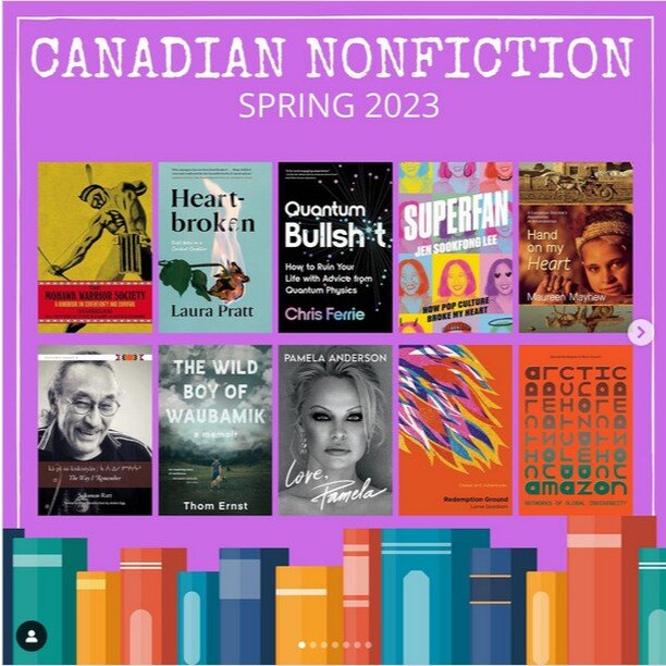 Excited to see my memoir, Hand on My Heart, in this image (top right) and on CBC Book's list for nonfiction this spring! @cbcbooks @pollonim @bookwarehousevancouver @rojo604 #nonfictionbooks #canadianbooks #womeninmedicine #womeninspiringwomen #afgha