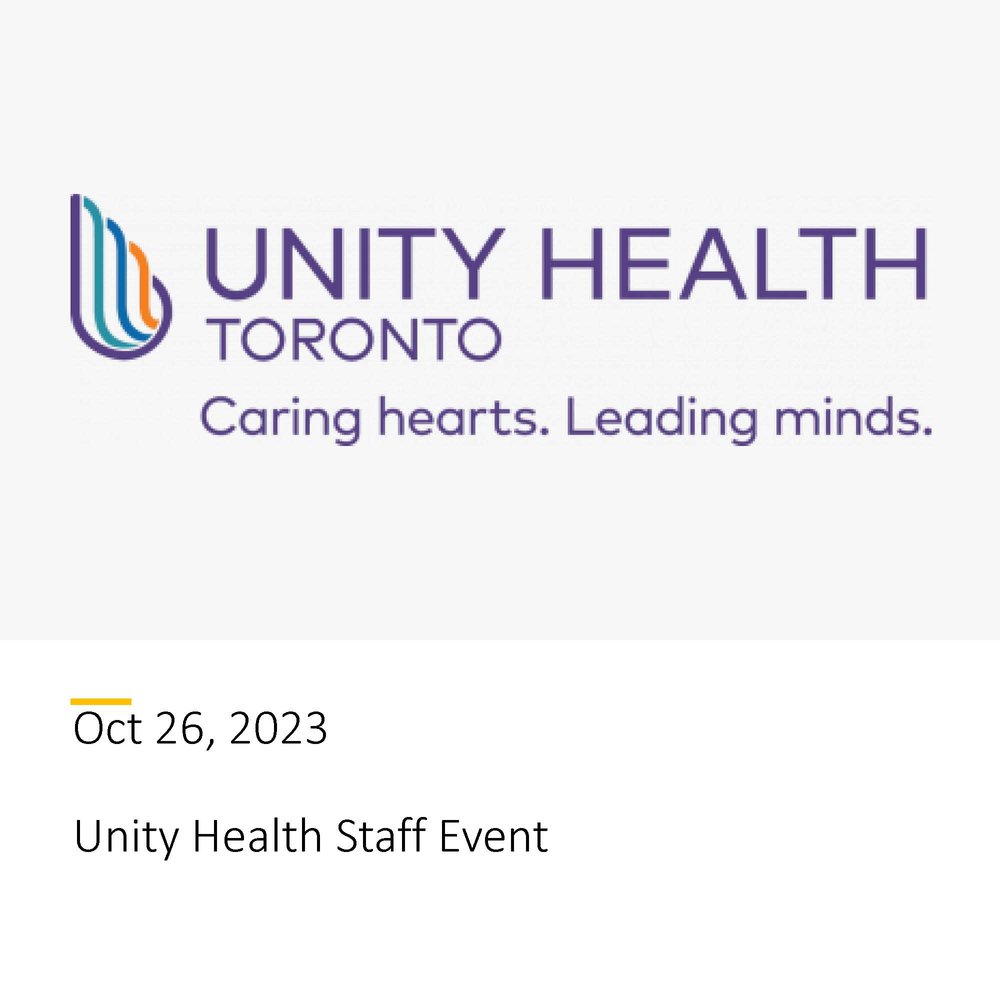 Unity Health Staff Event, Toronto, Ontario