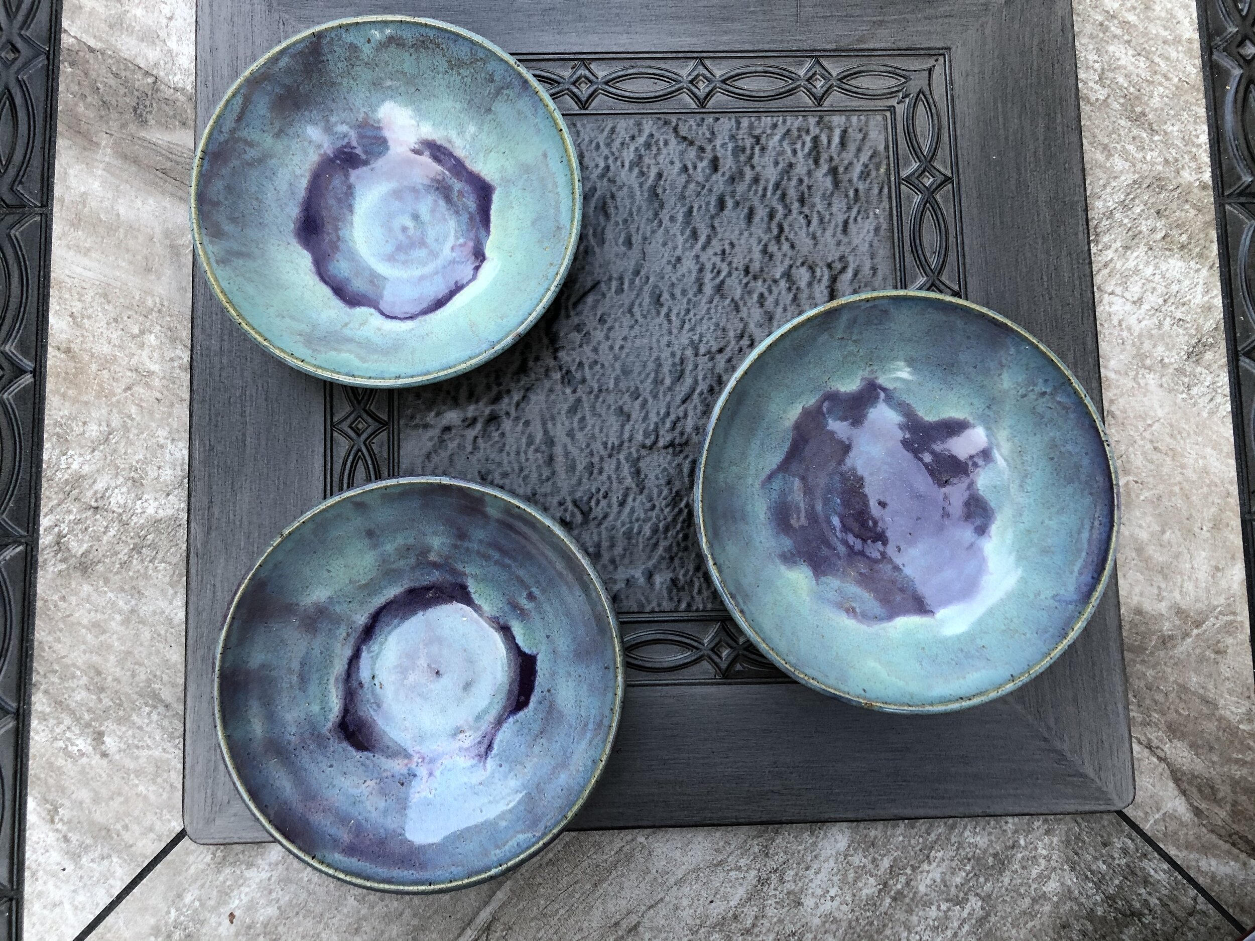 Blue/Purple Bowl Set 