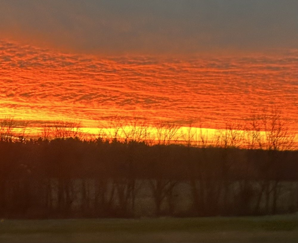 a very pretty sunset
