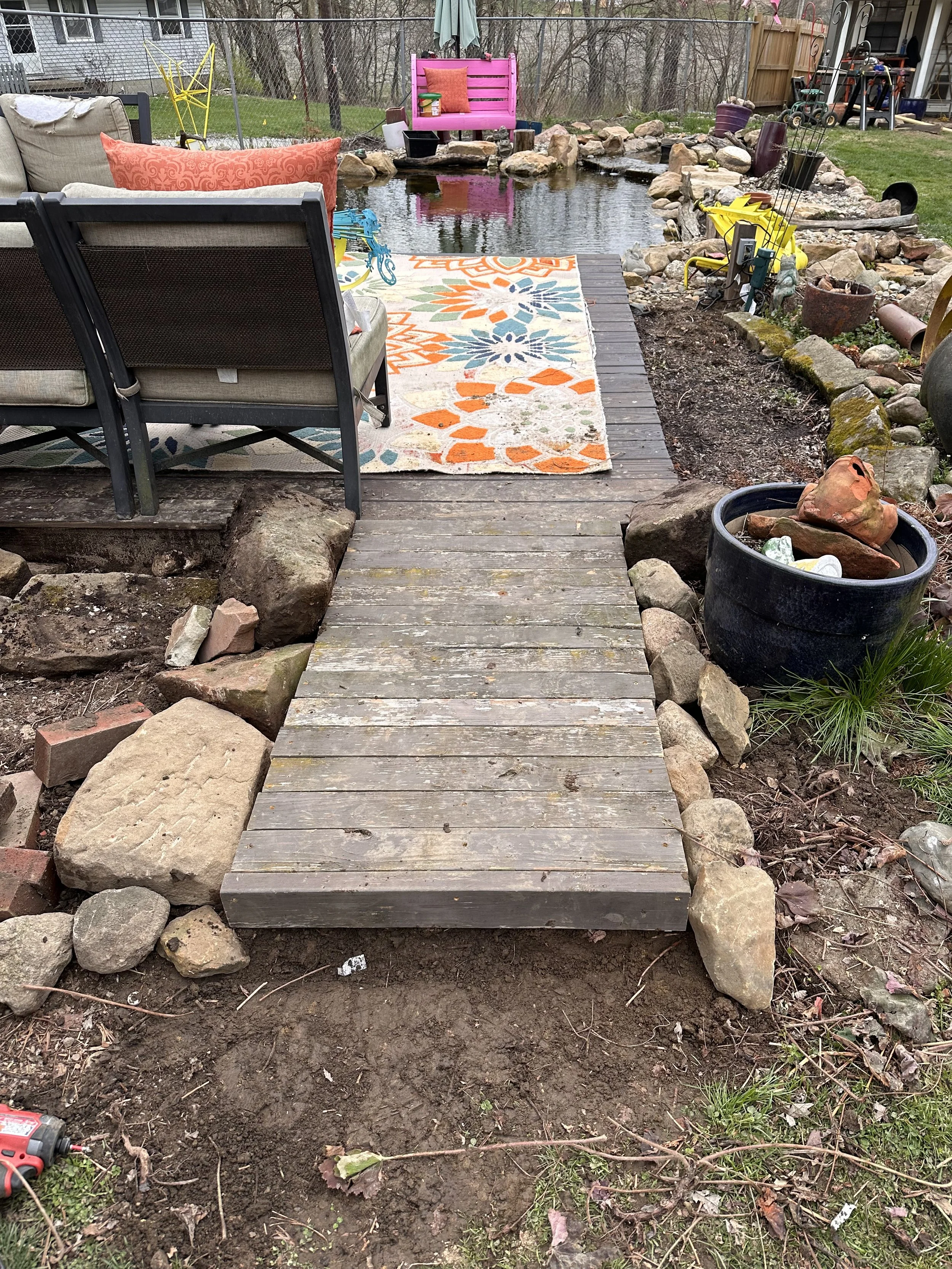 Project: Pondio (walkway addendum)