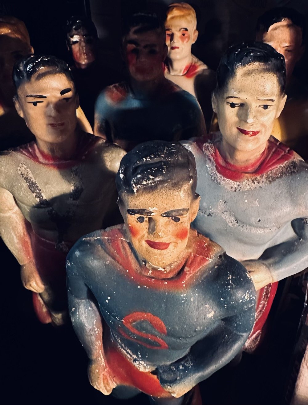 chalkware supermen