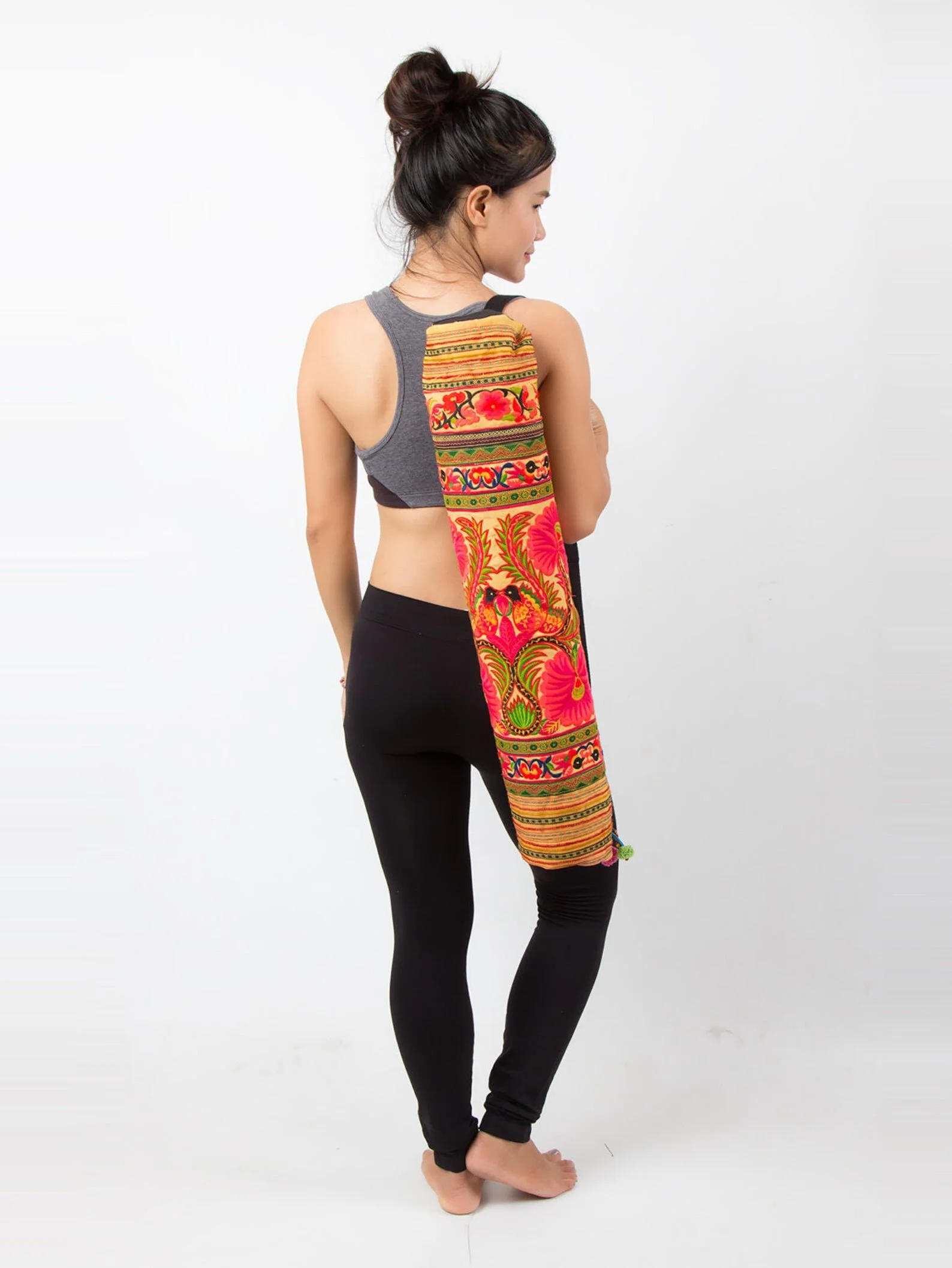 Chakra Embroidered Yoga Mat Bag 