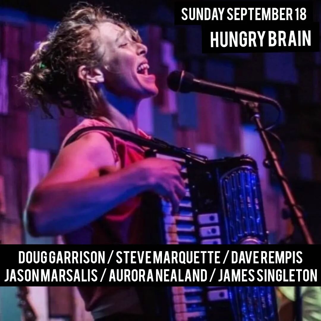 The Instigation Festival ends its' 2022 Chicago programming with an evening of two new trios - show at 9pm at @hungrybrainchicago

Featuring @sixlugtom @stevemarquette
@daverempis @jasonmarsalis
@auroranealand @jimbosing

Set 1
Doug Garrison - drums 