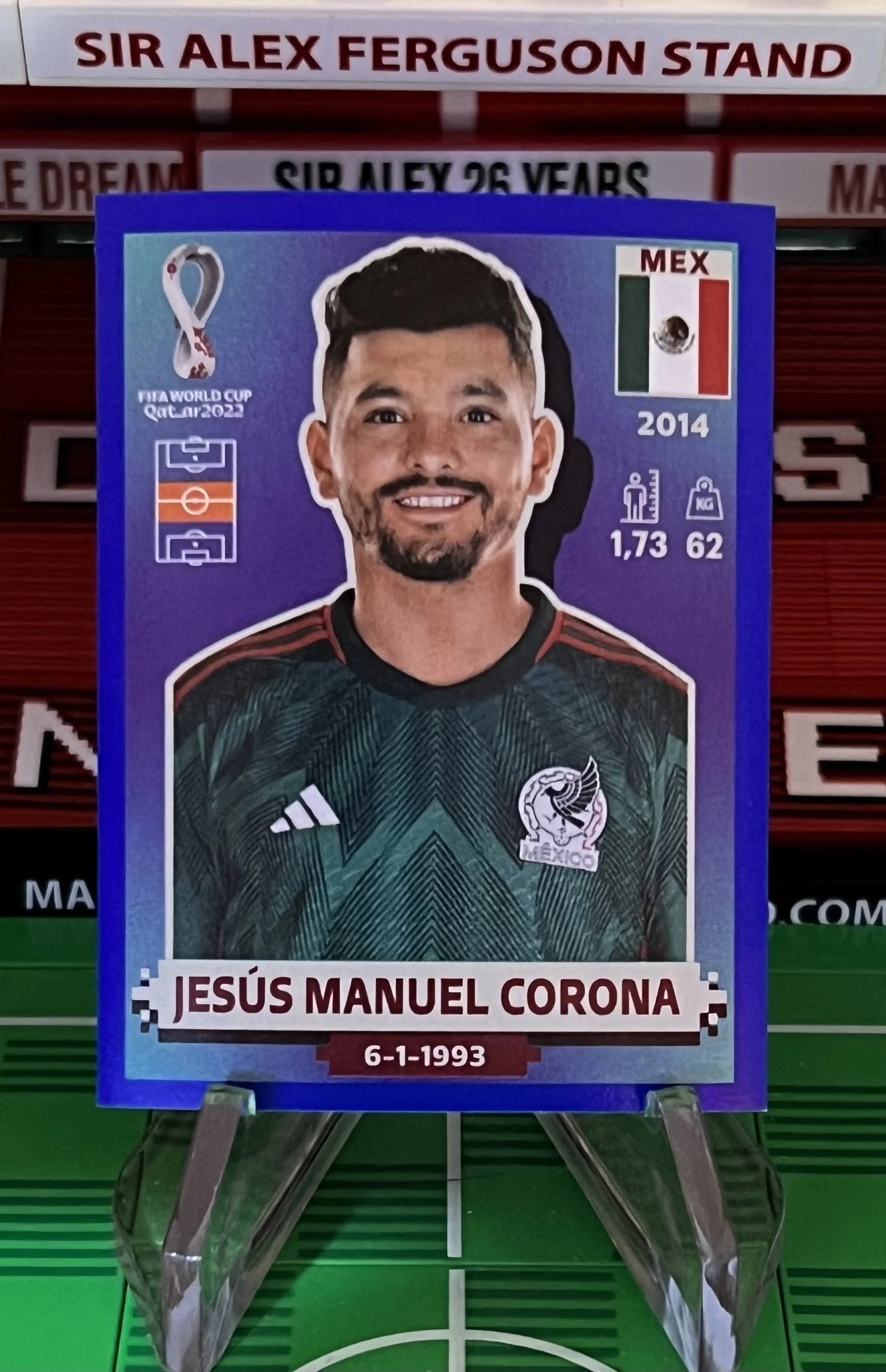 jesus manuel corona world cup qatar panini sticker