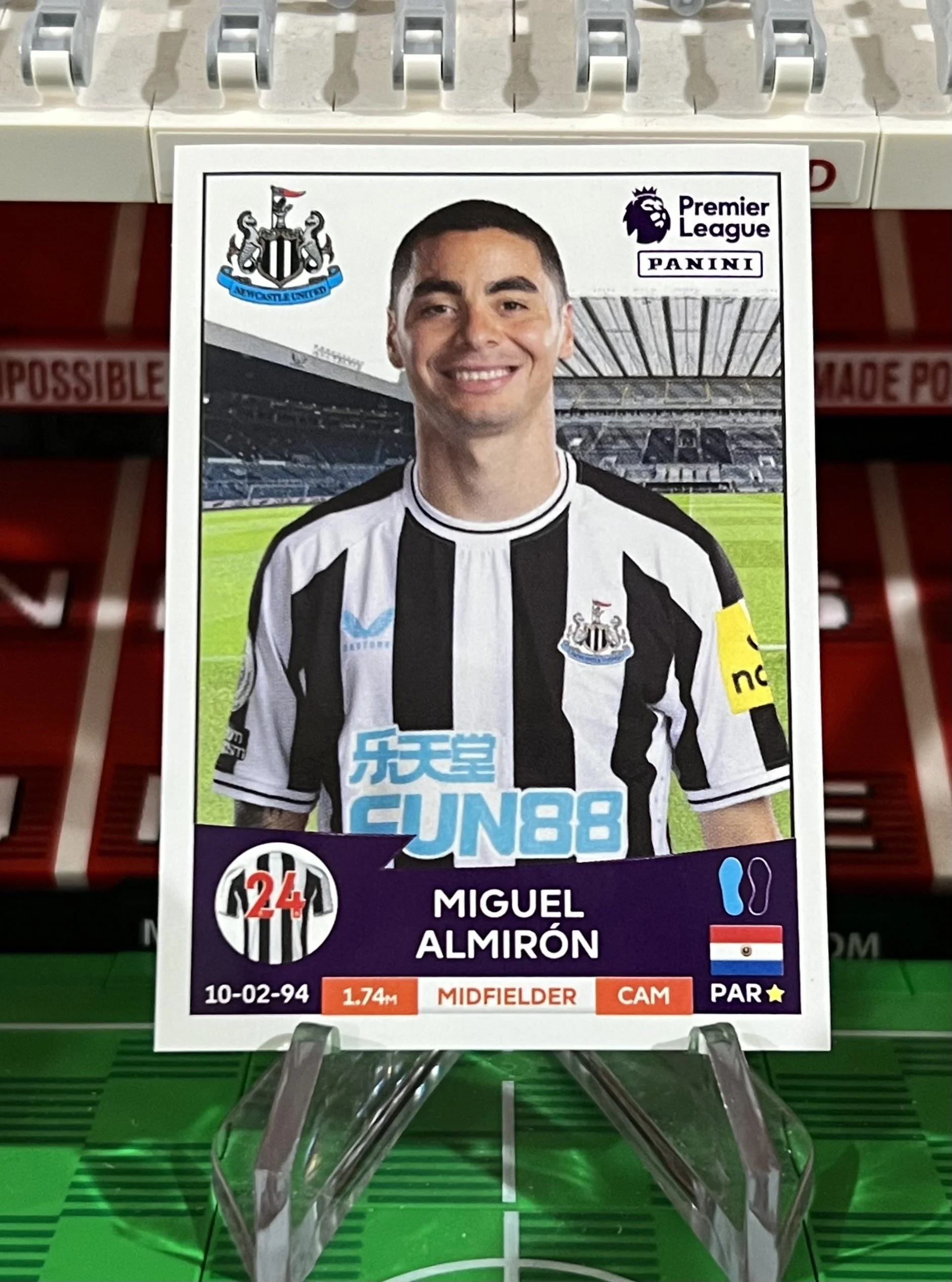 miguel almiron 2023 panini sticker