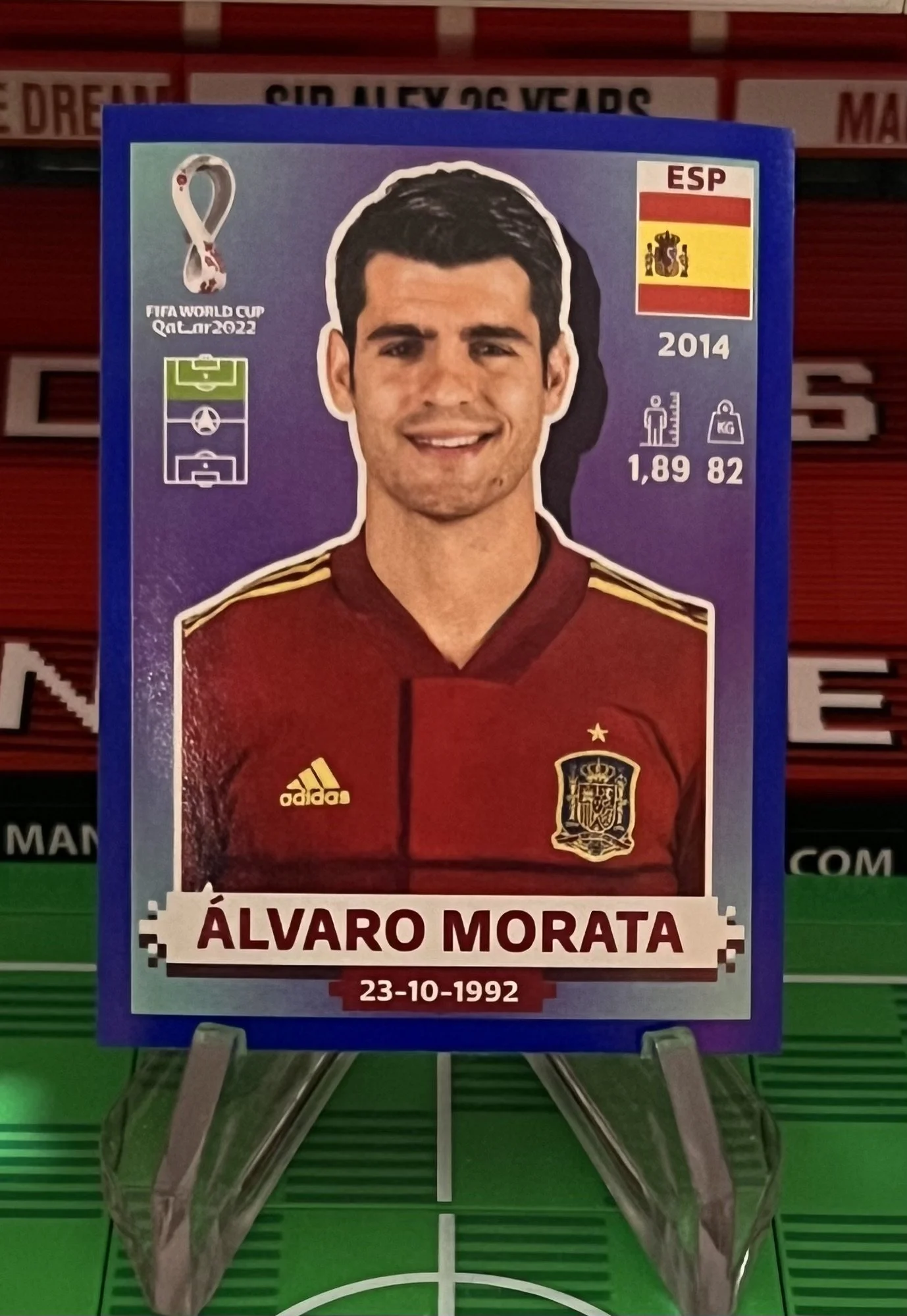 alvaro morata world cup qatar panini sticker