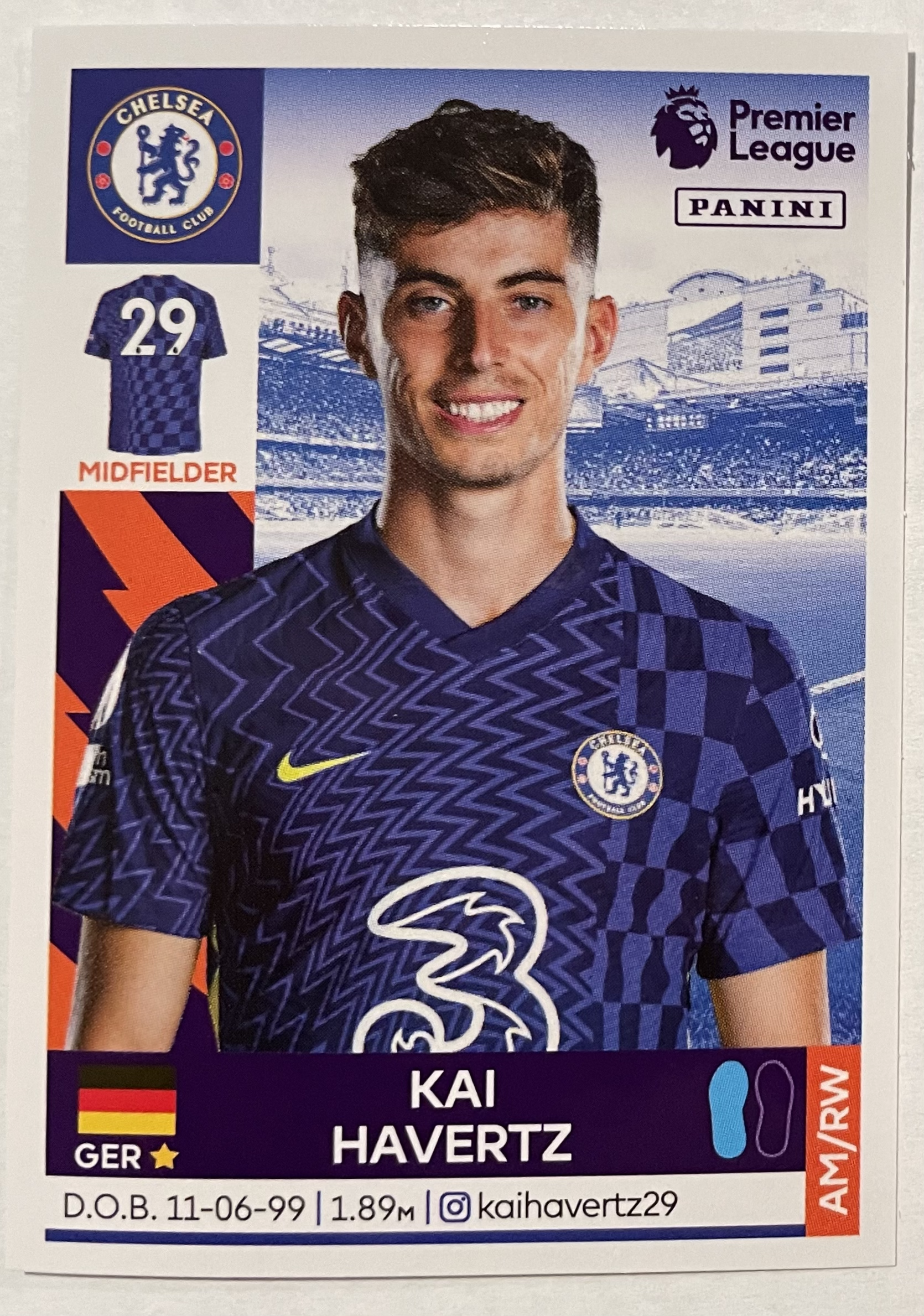 kai havertz 2022 panini sticker