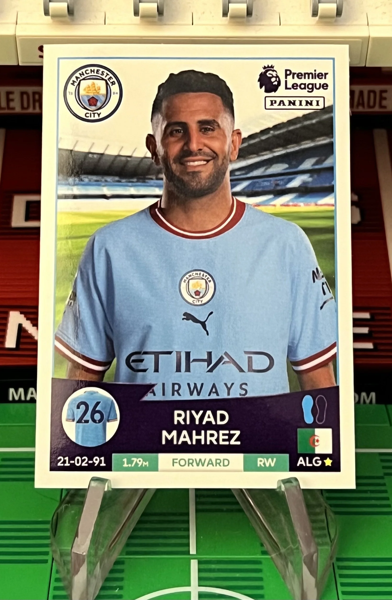 riyad mahrez 2023 panini sticker