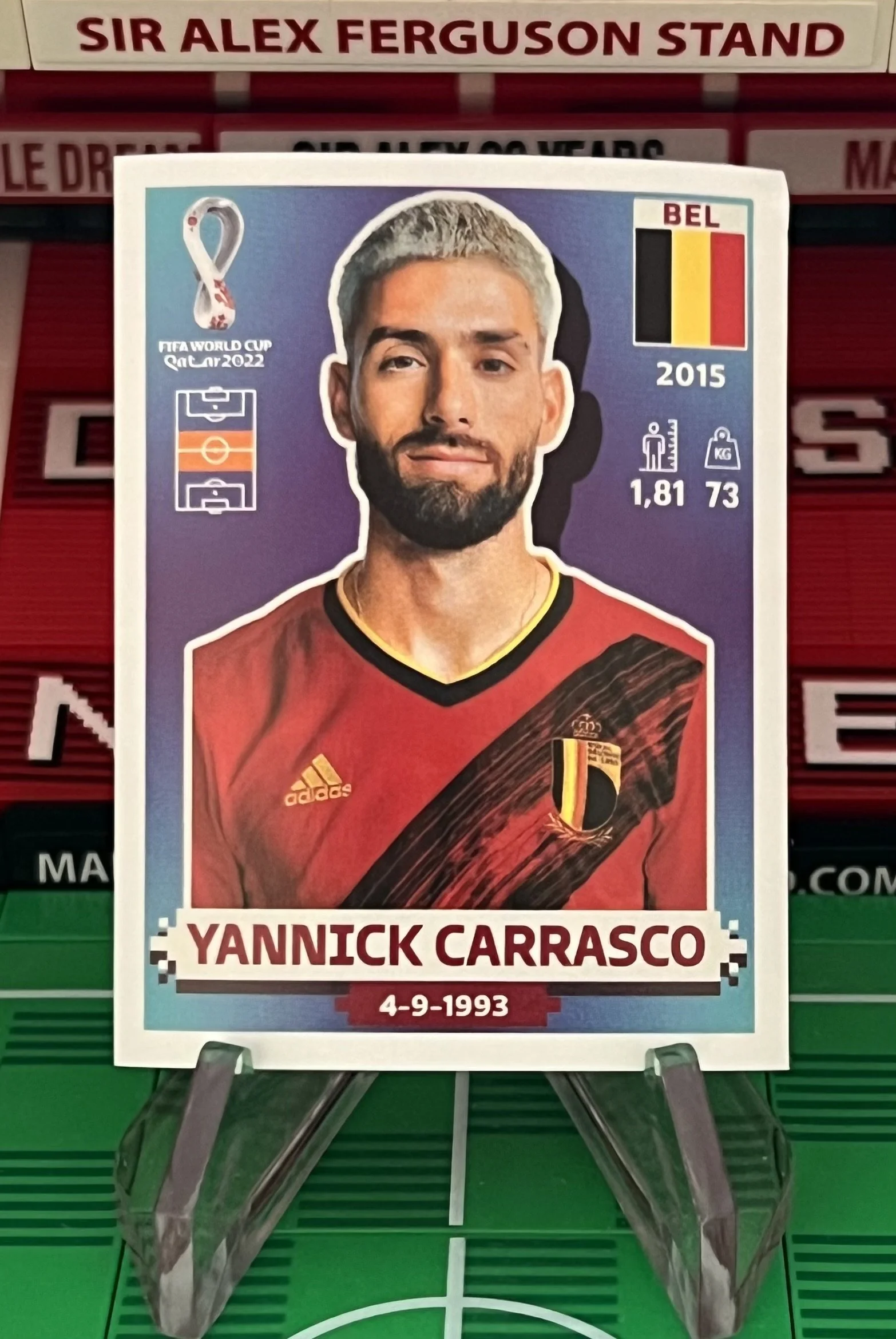 yannick carrasco world cup qatar panini sticker