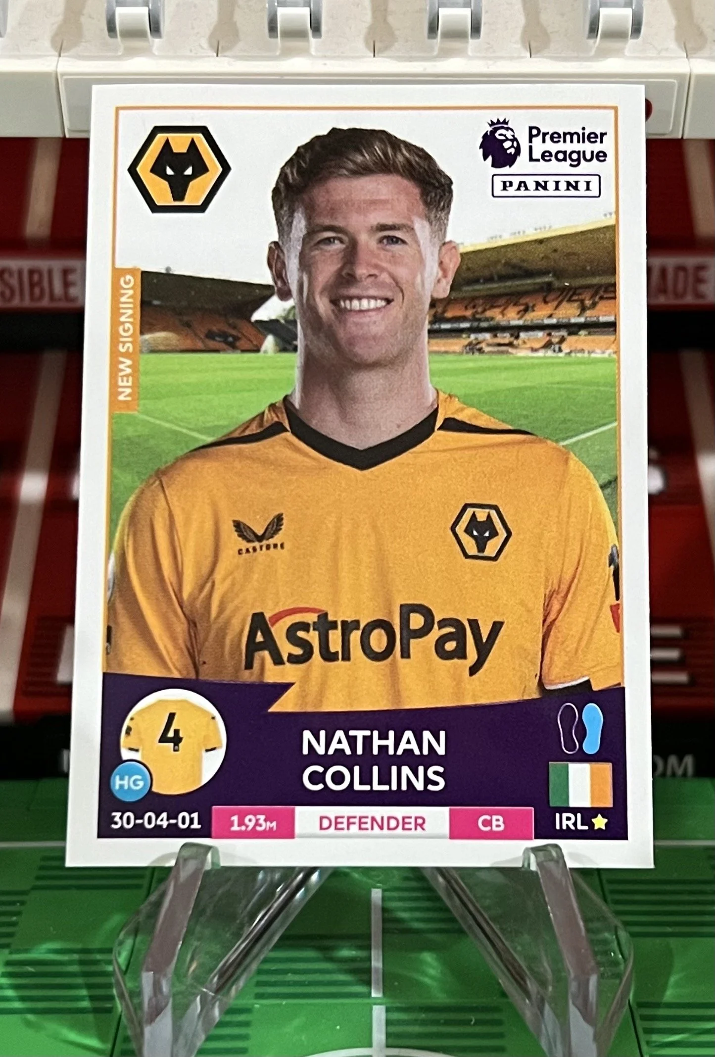 nathan collins 2023 panini sticker