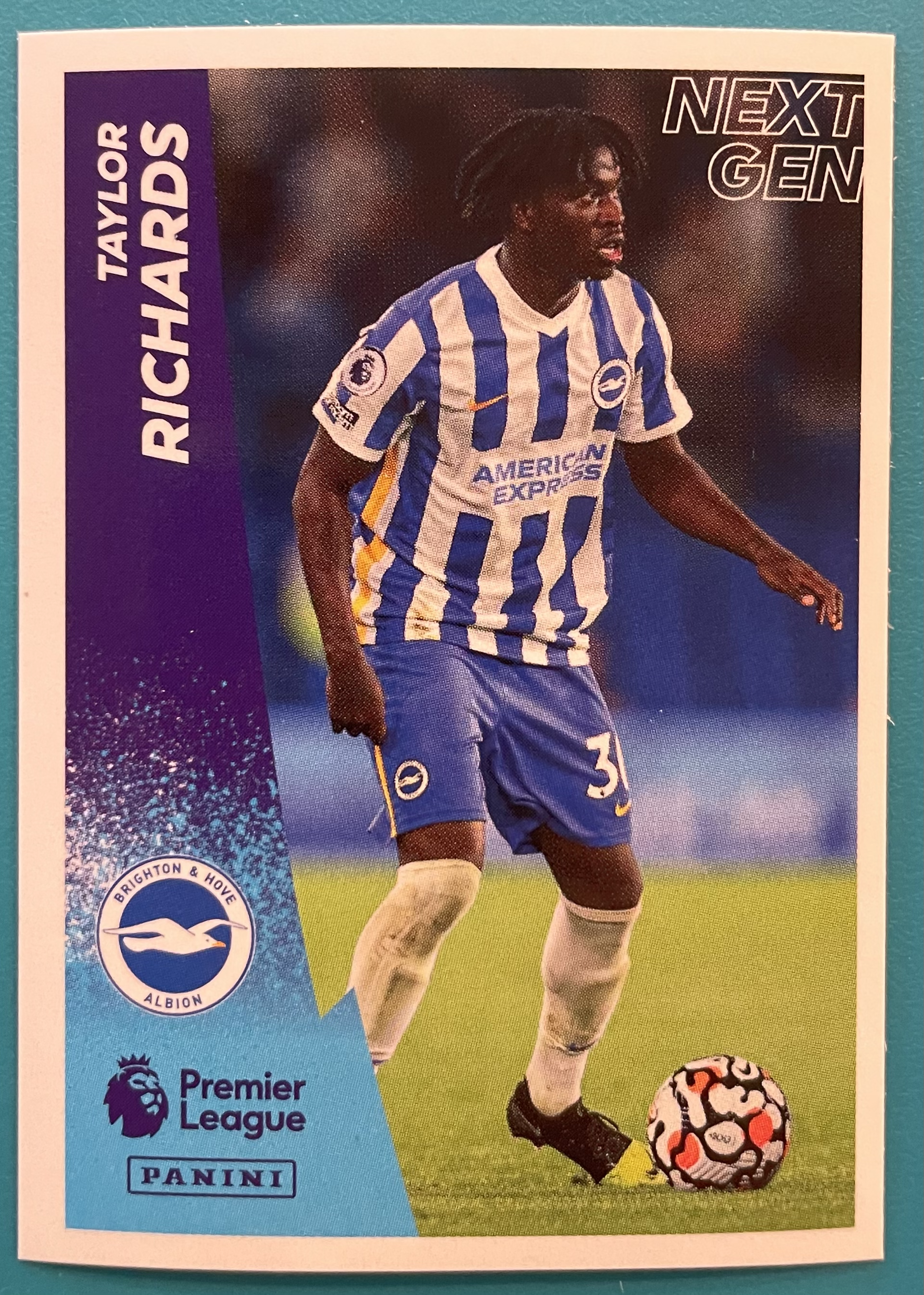 taylor richard next gen 2022 panini sticker