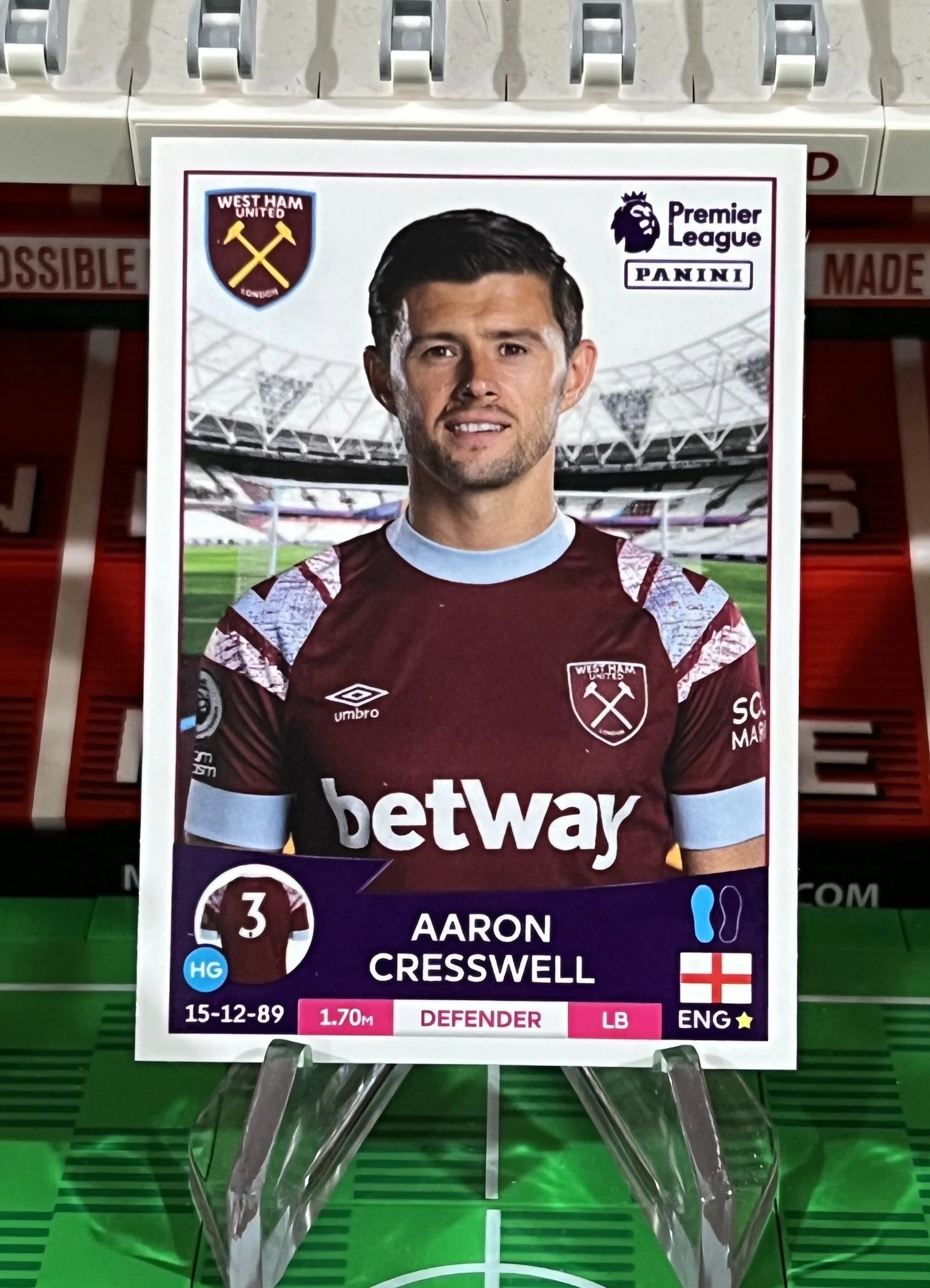 aaron cresswell 2023 panini sticker