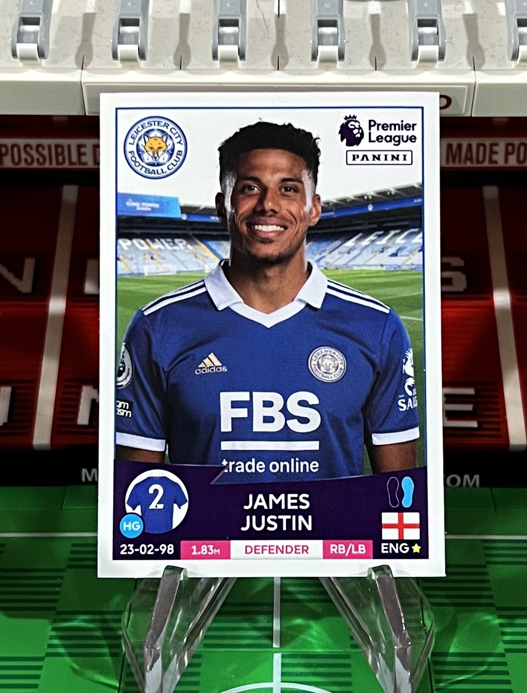 james justin 2023 panini sticker