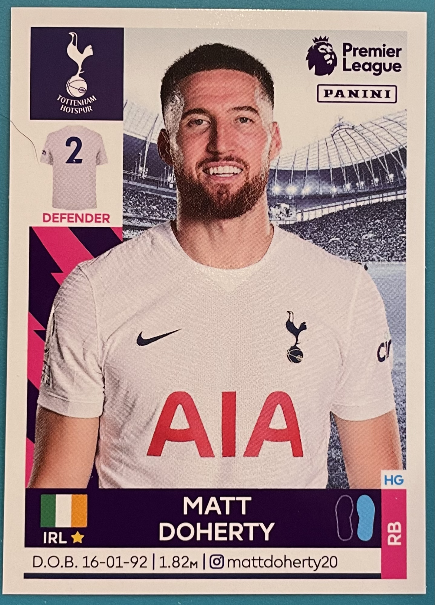 matt doherty 2022 panini sticker
