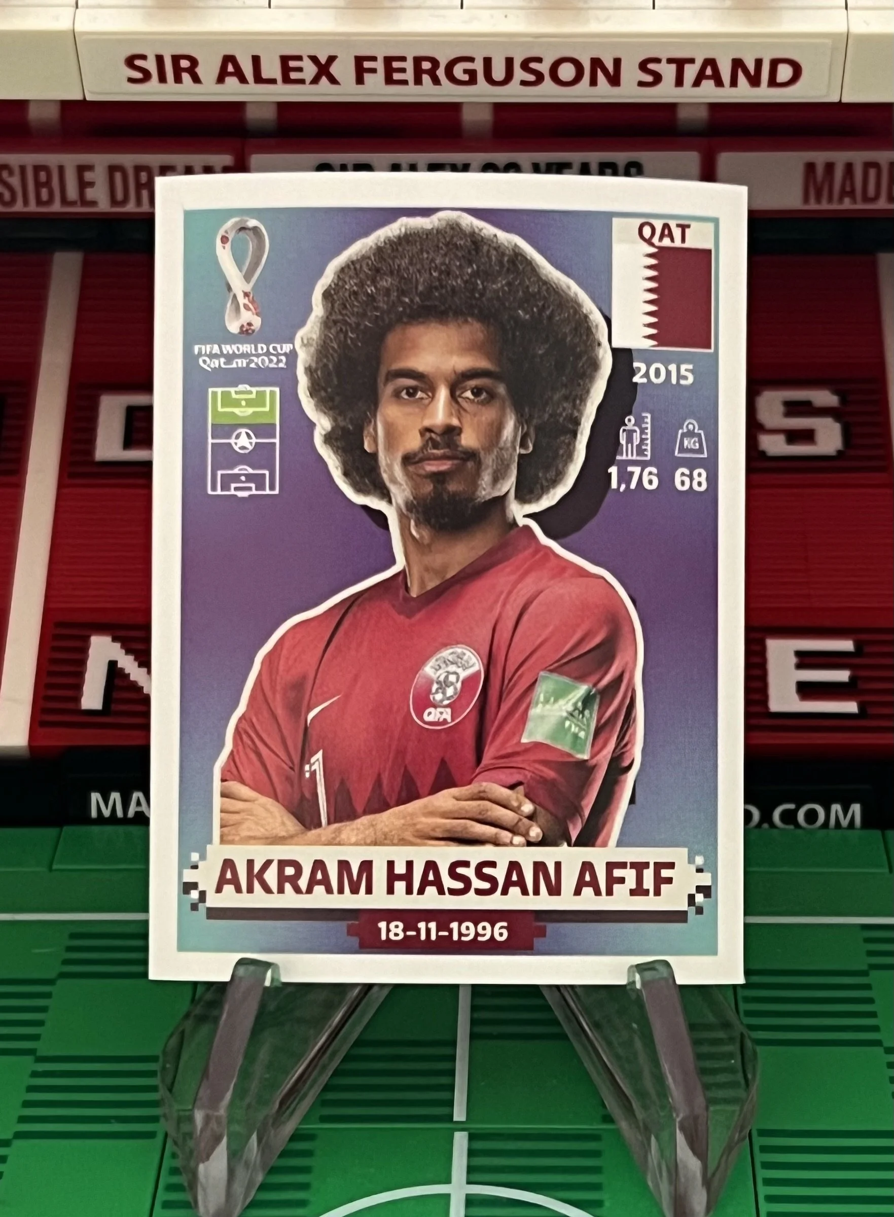 akram hassan afif world cup qatar panini sticker