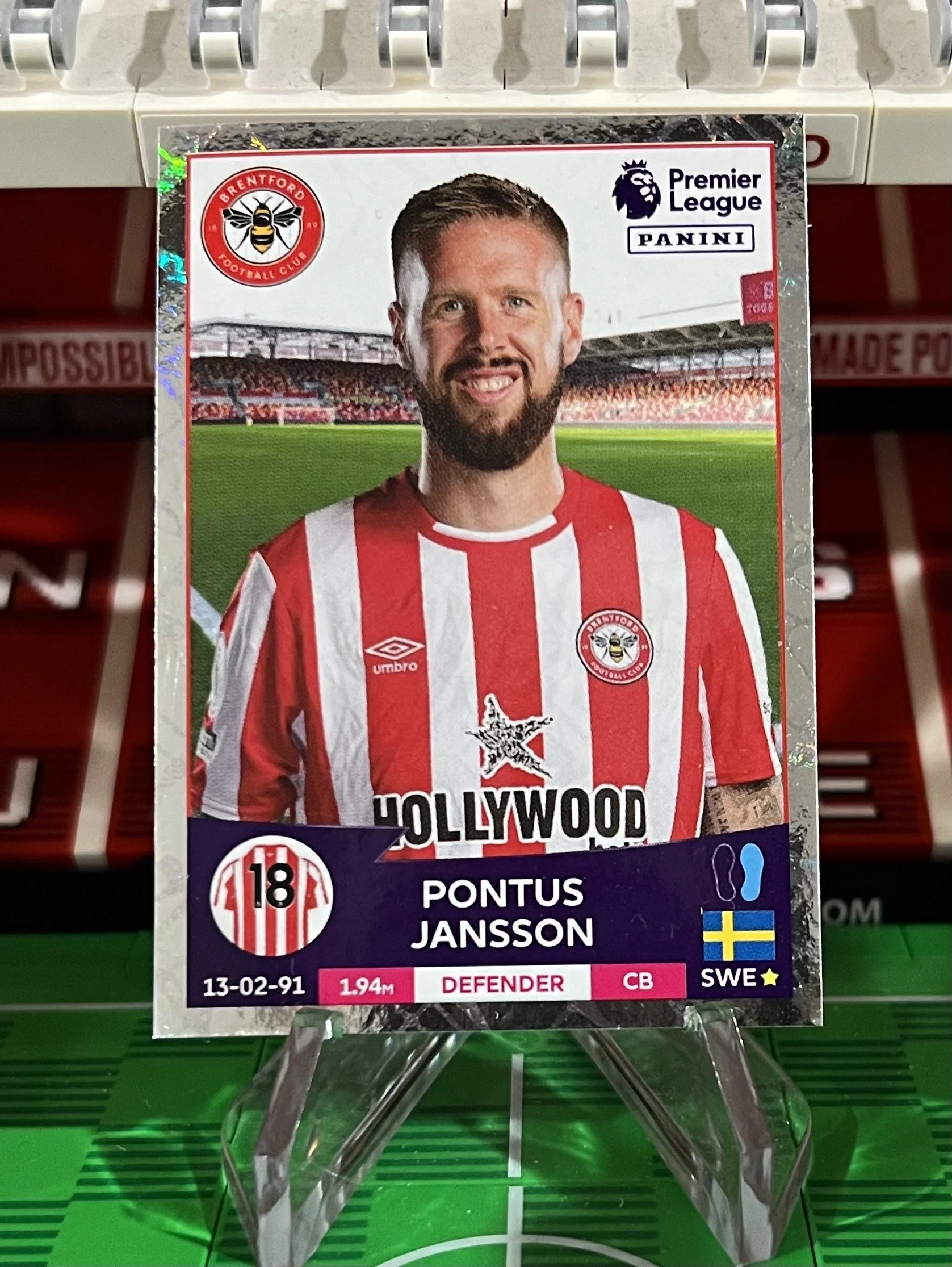 pontus jansson 2023 panini sticker
