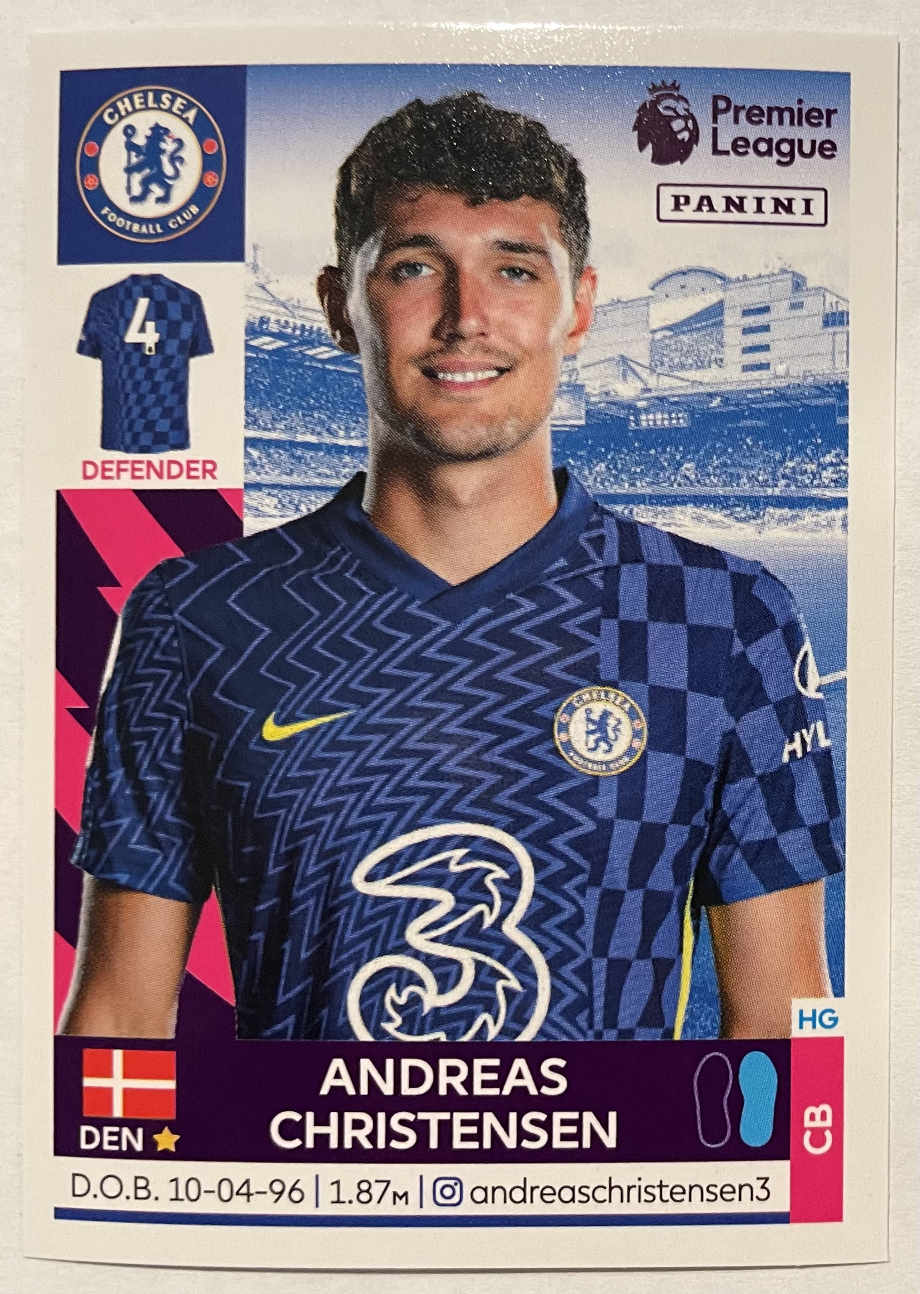 andreas christensen 2022 panini sticker