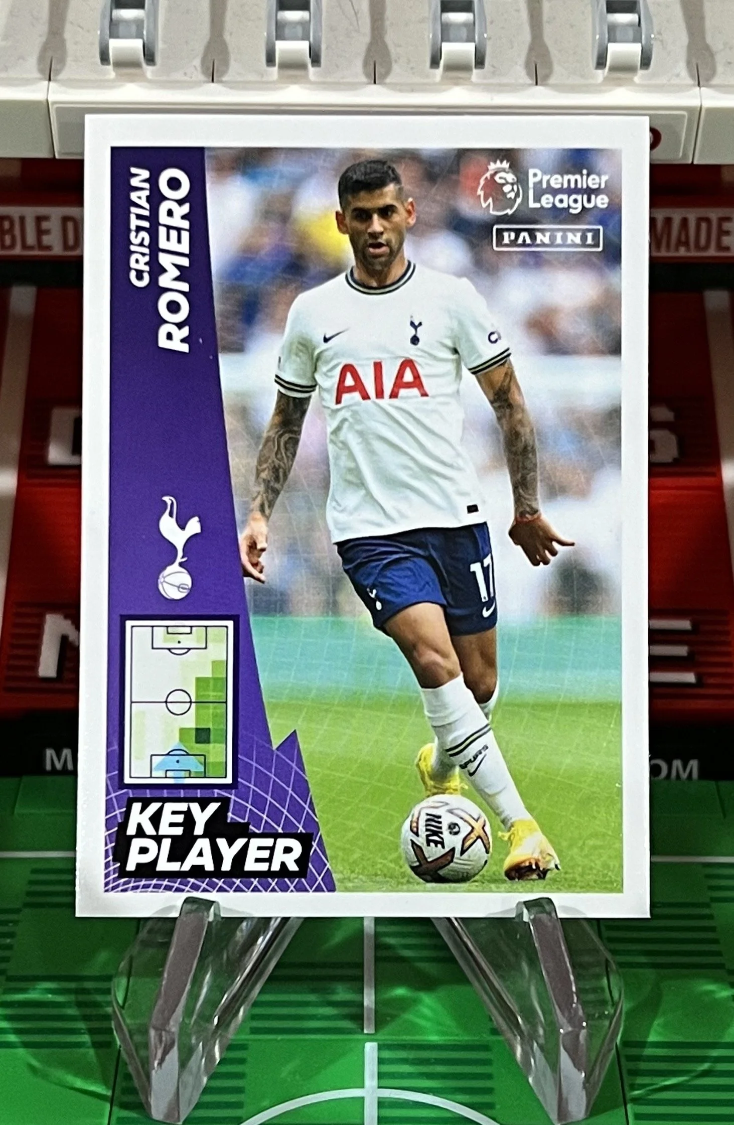 cristian romero 2023 panini key player sticker