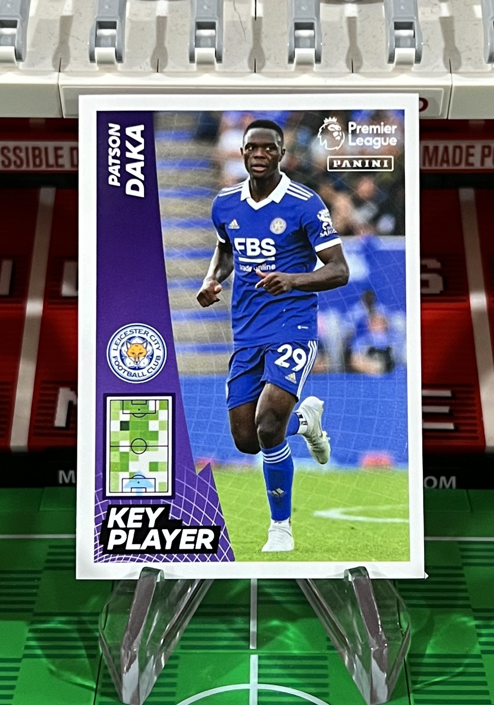 patson daka 2023 panini key player sticker