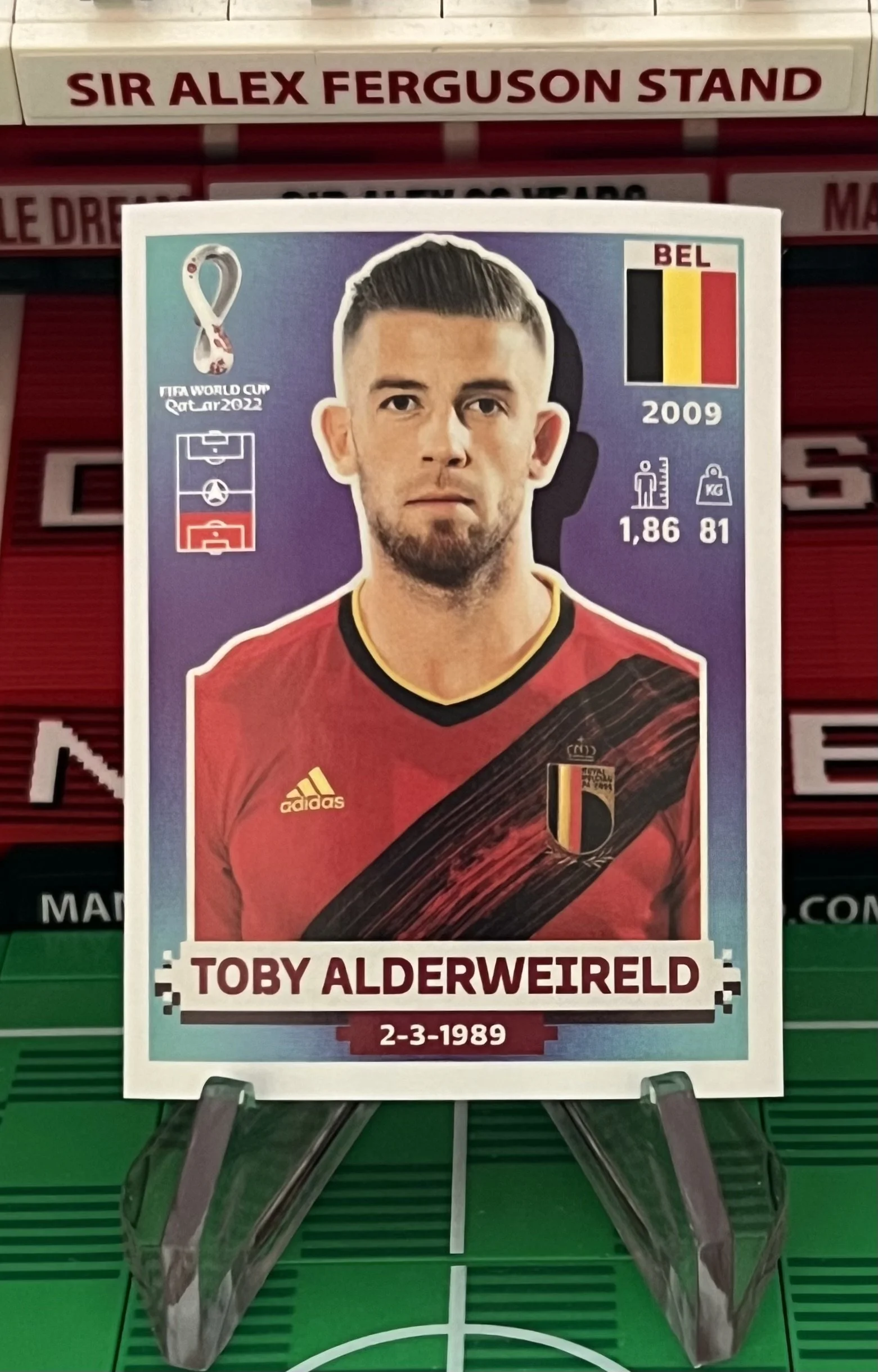 toby alderweireld world cup qatar panini sticker