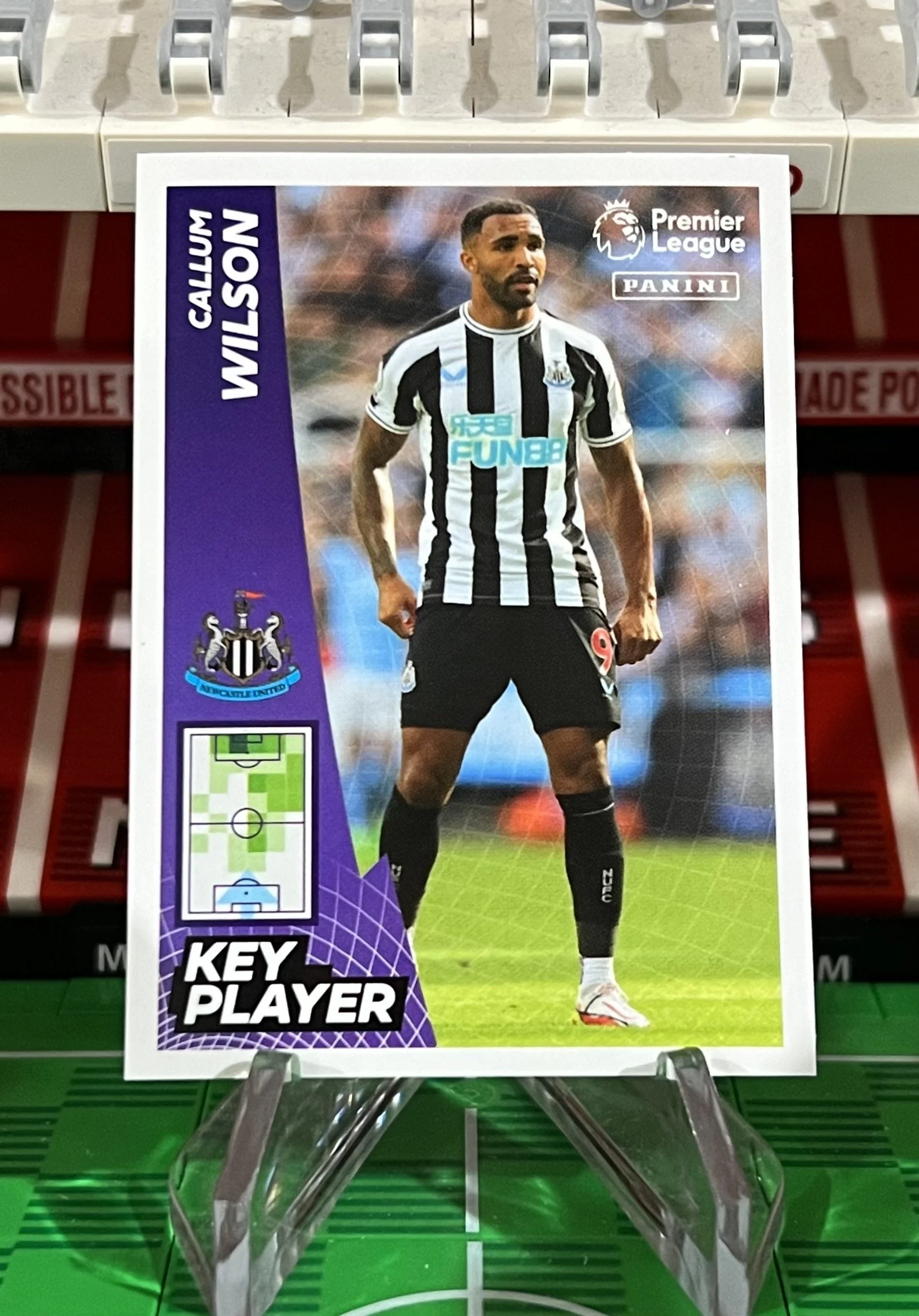 callum wilson 2023 panini key player sticker