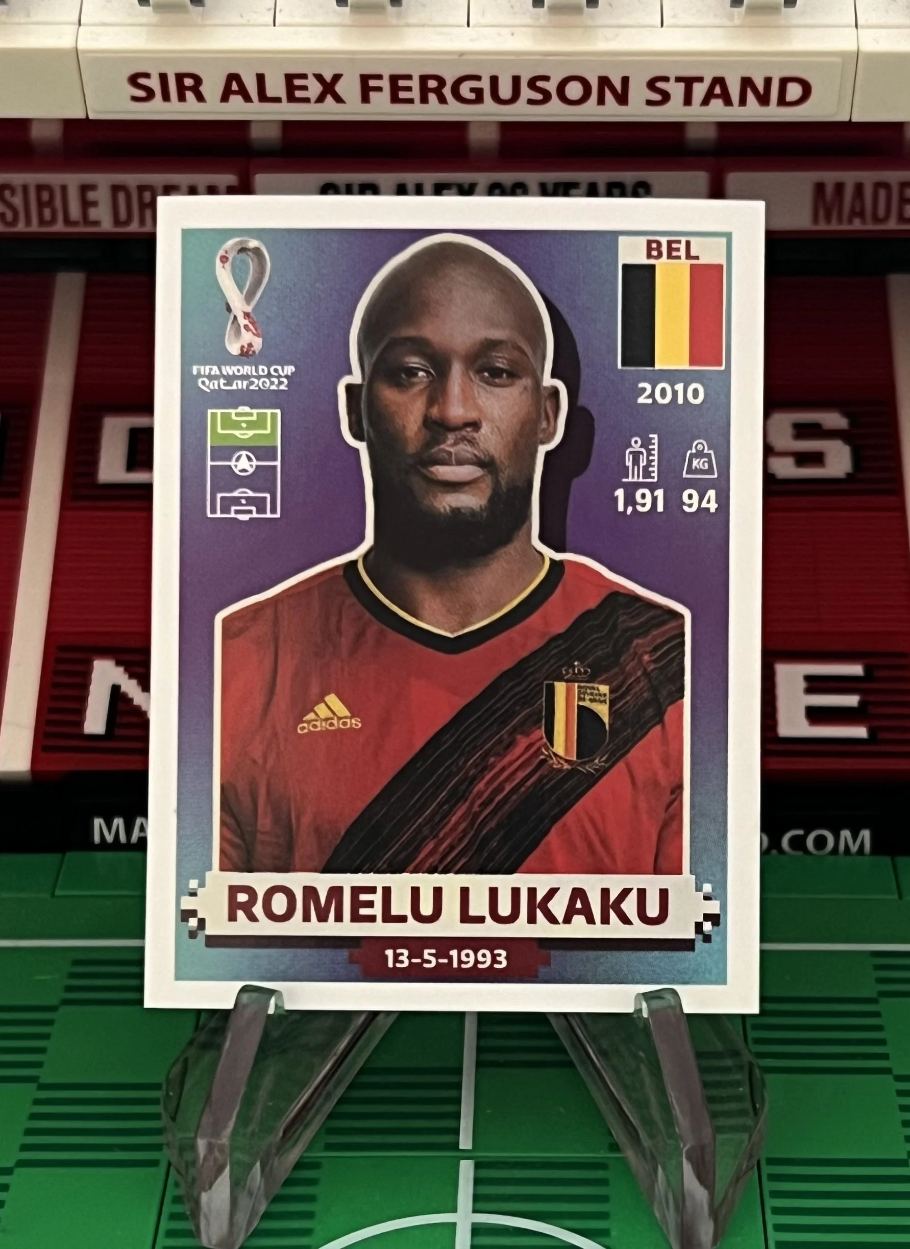 romelu lukaku world cup qatar panini sticker
