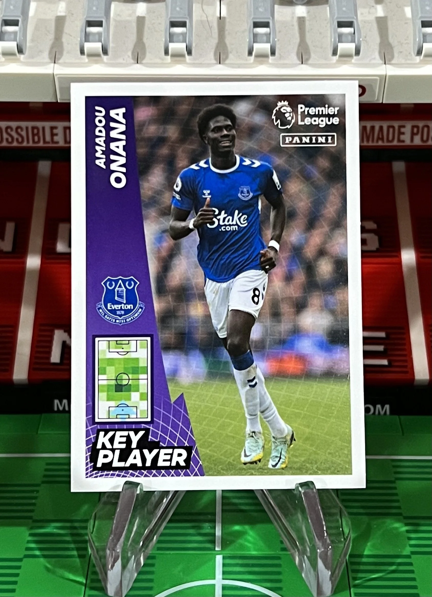 amadou onana 2023 panini key player sticker