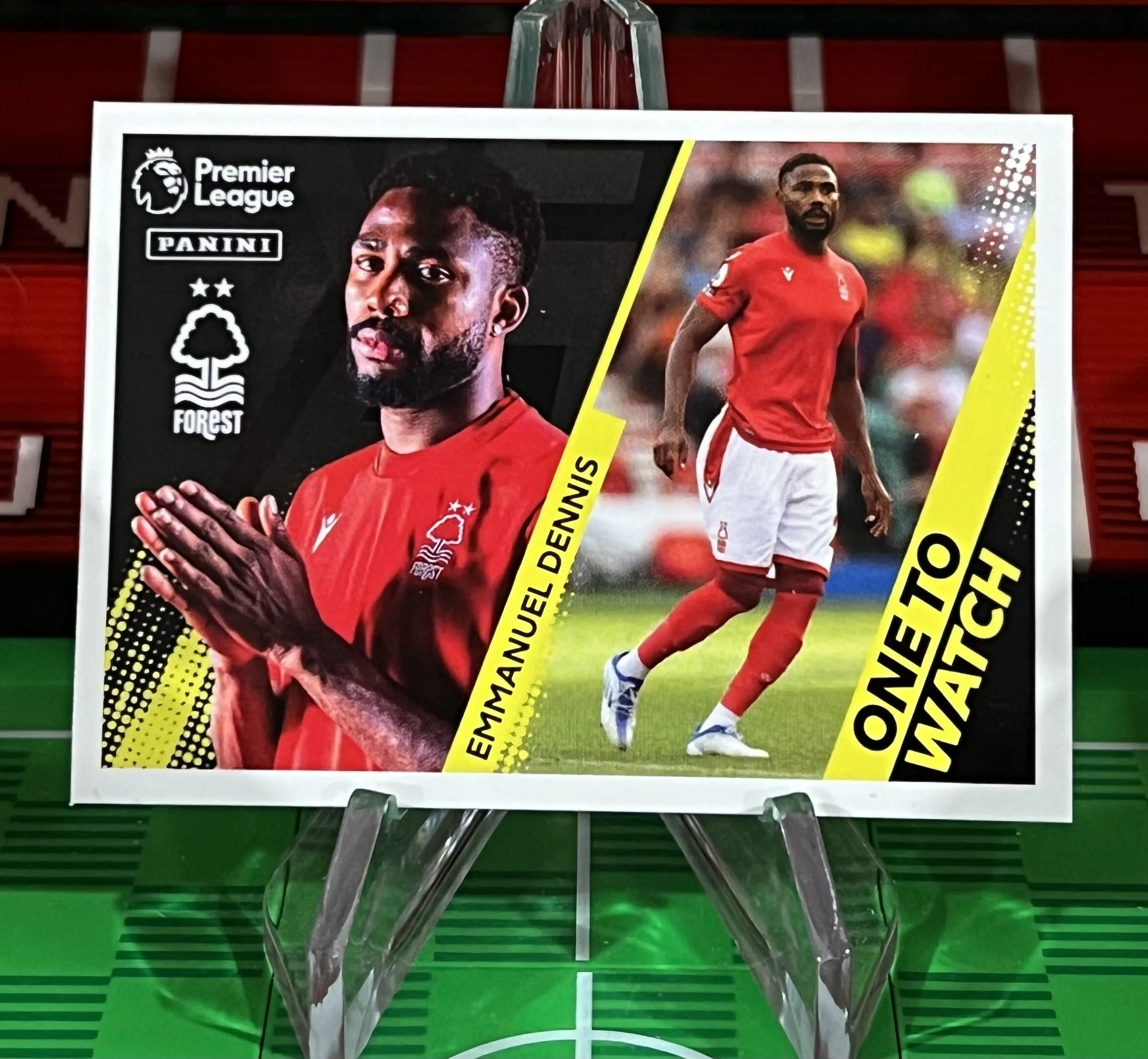 emmanuel dennis 2023 panini one to watch sticker