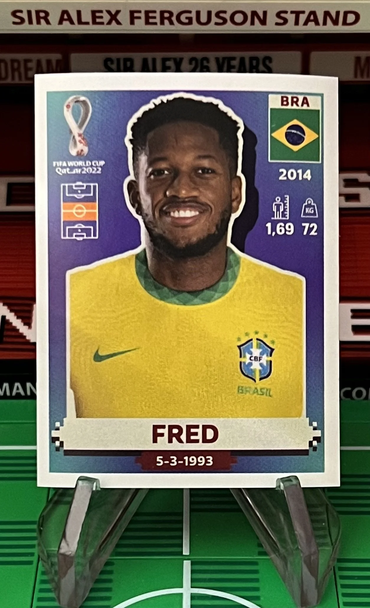 fred world cup qatar panini sticker