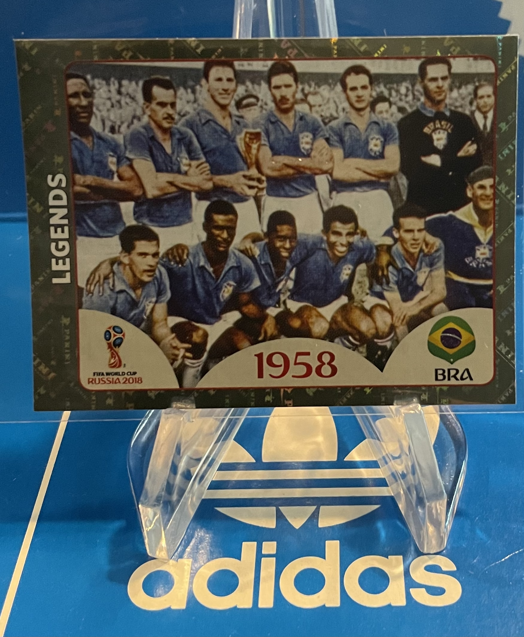 russia 2018 world cup brazil legends card
