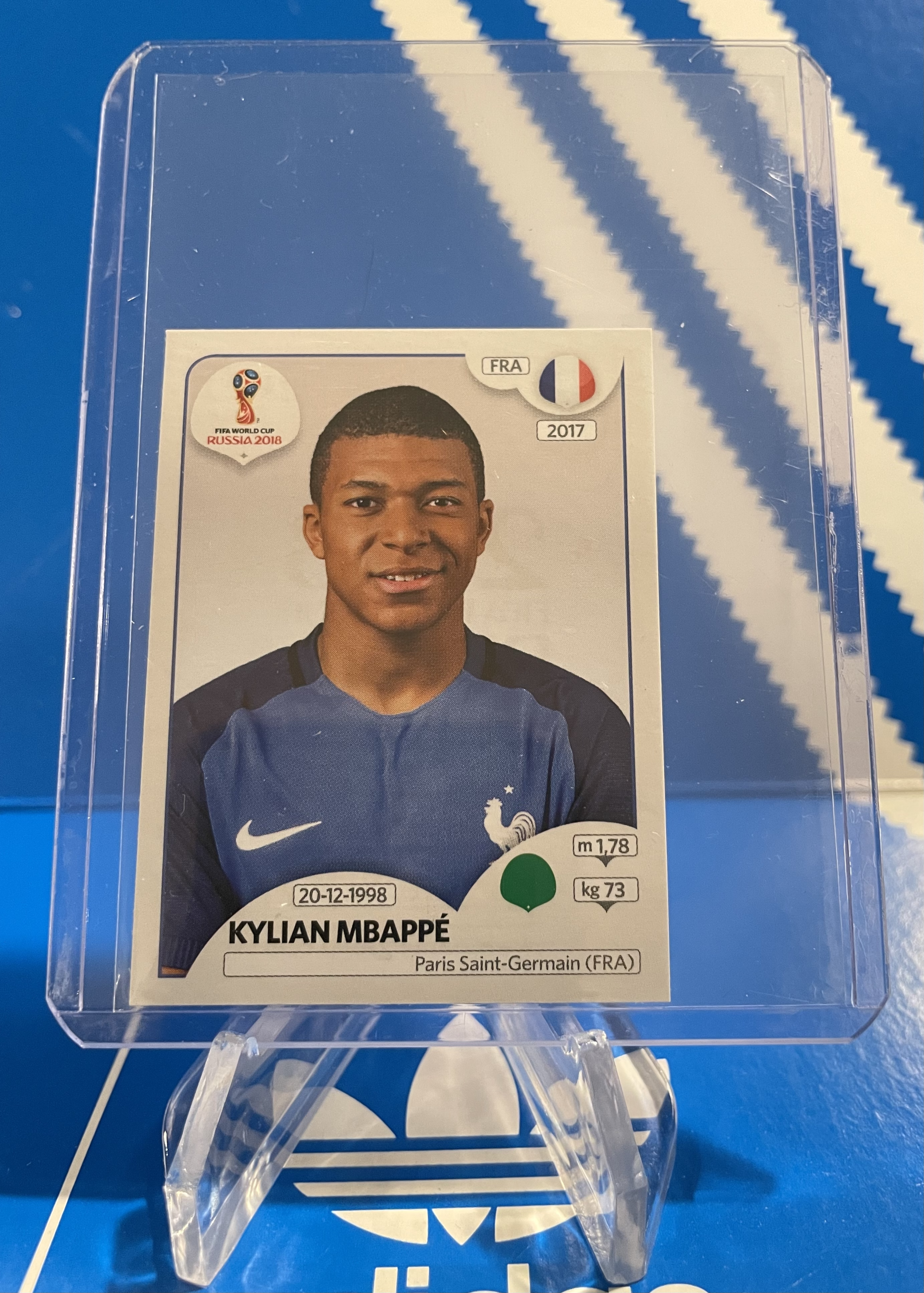 kylian mbappe world cup 2018 card