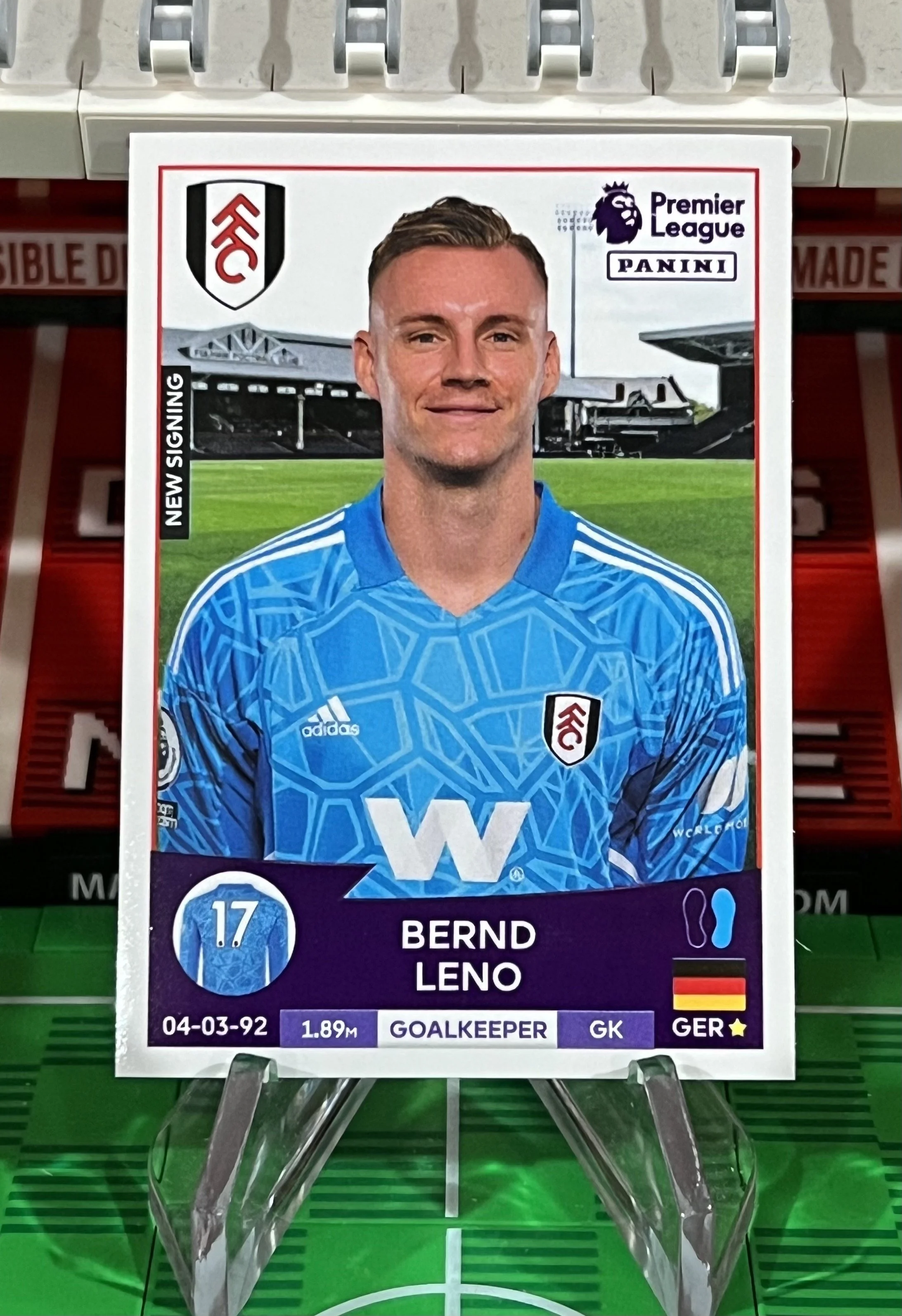 berno leno 2023 panini sticker