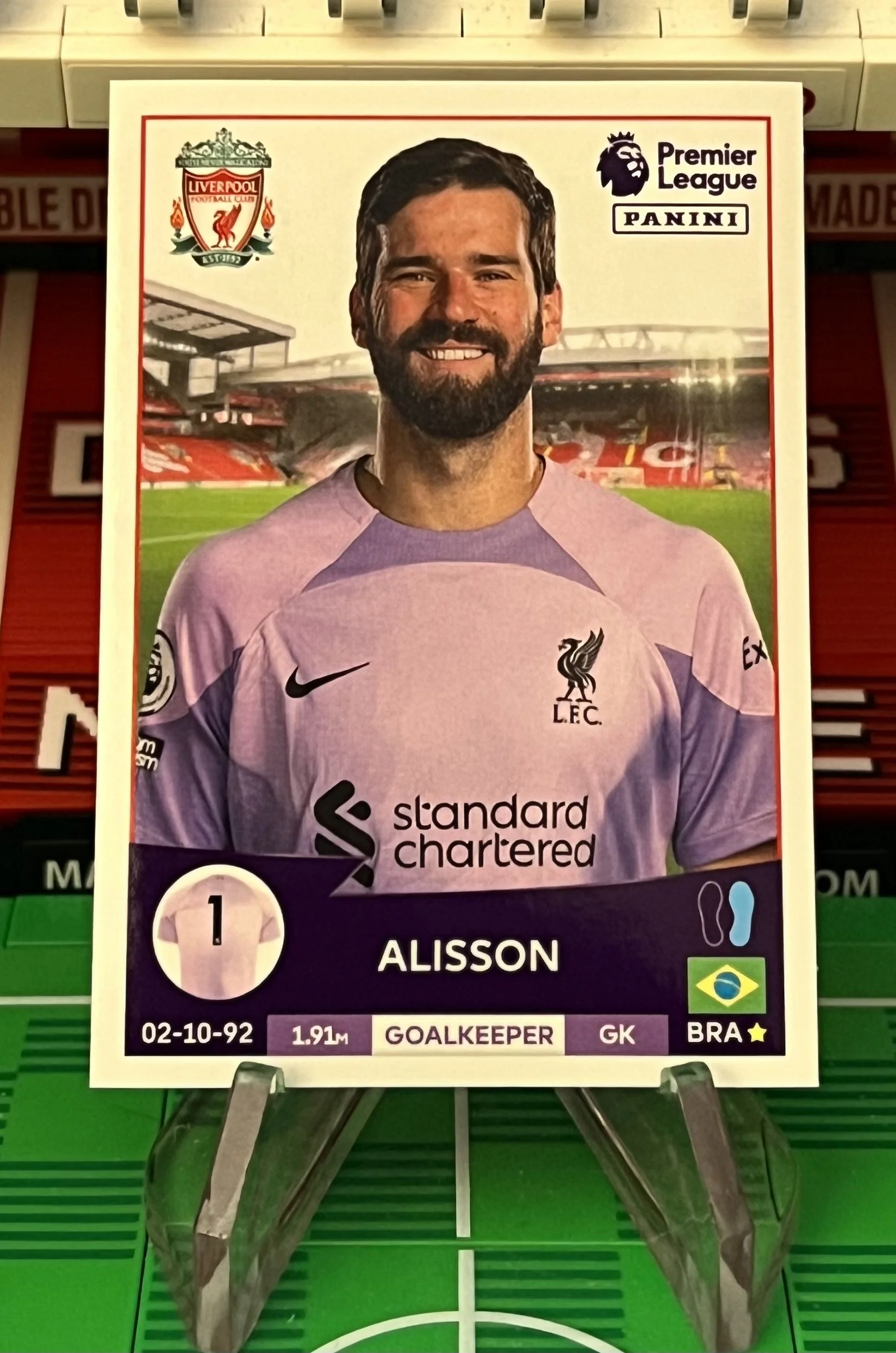 alisson 2023 panini sticker