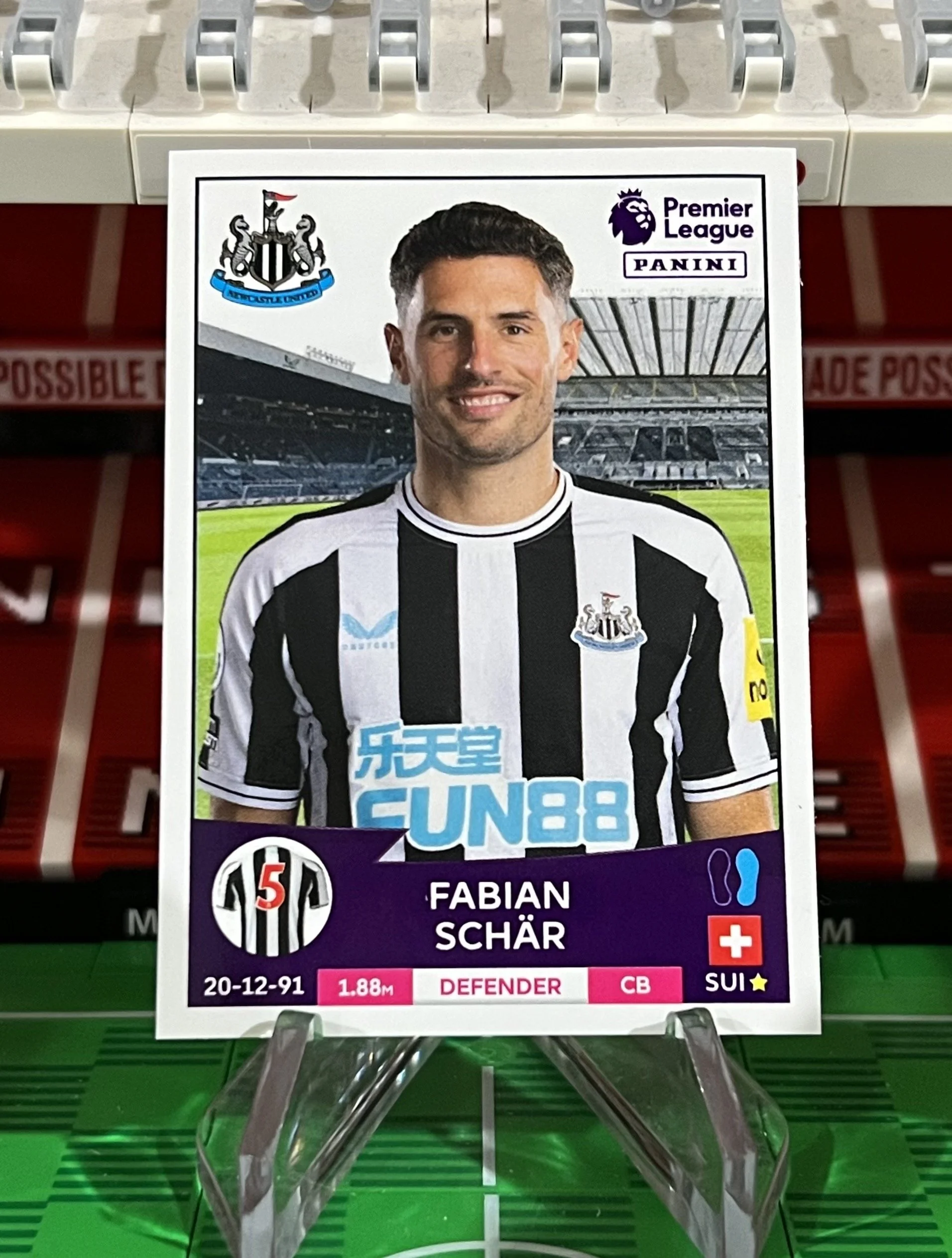 fabian schar 2023 panini sticker