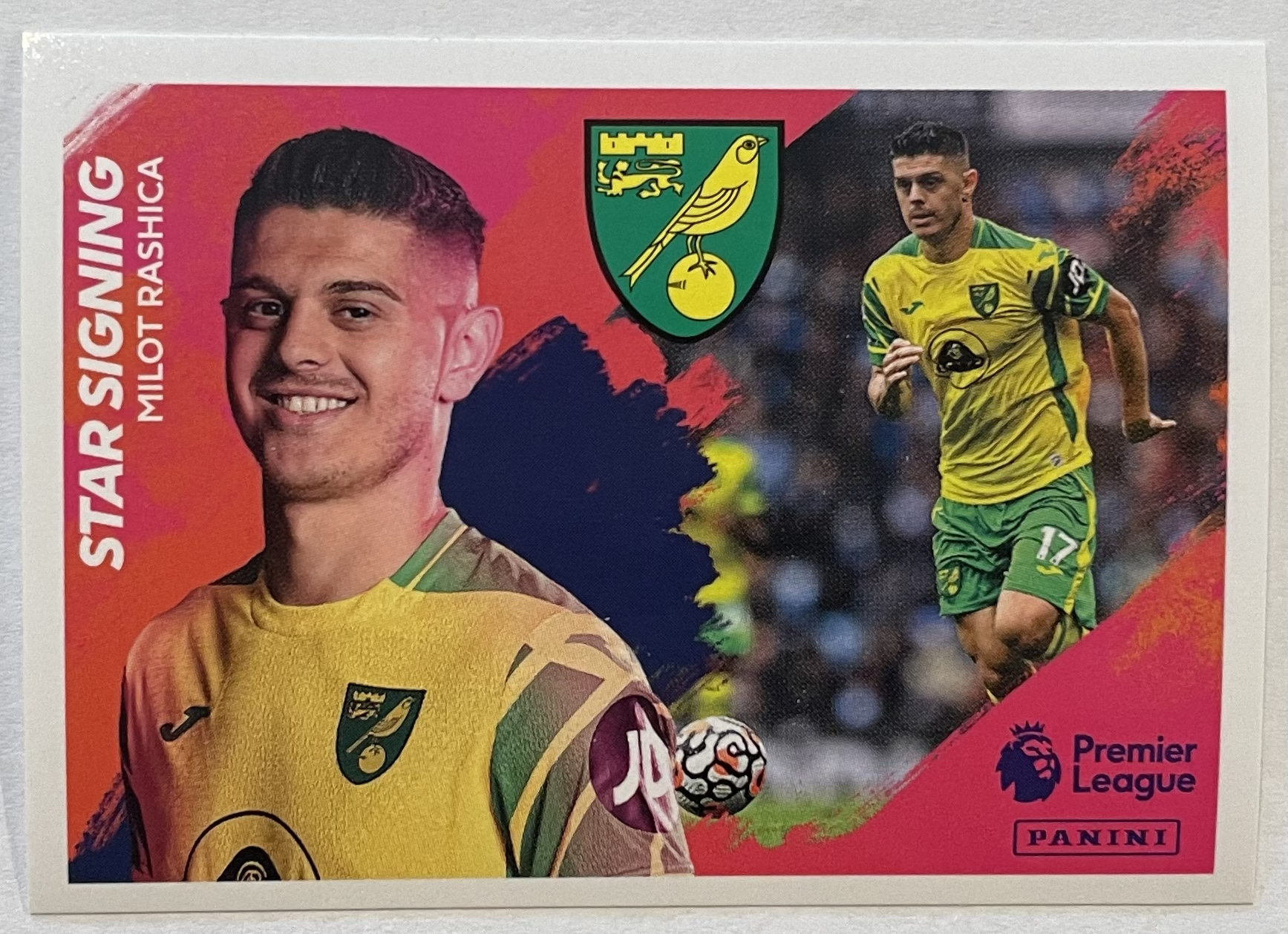 milot rashica 2022 panini card