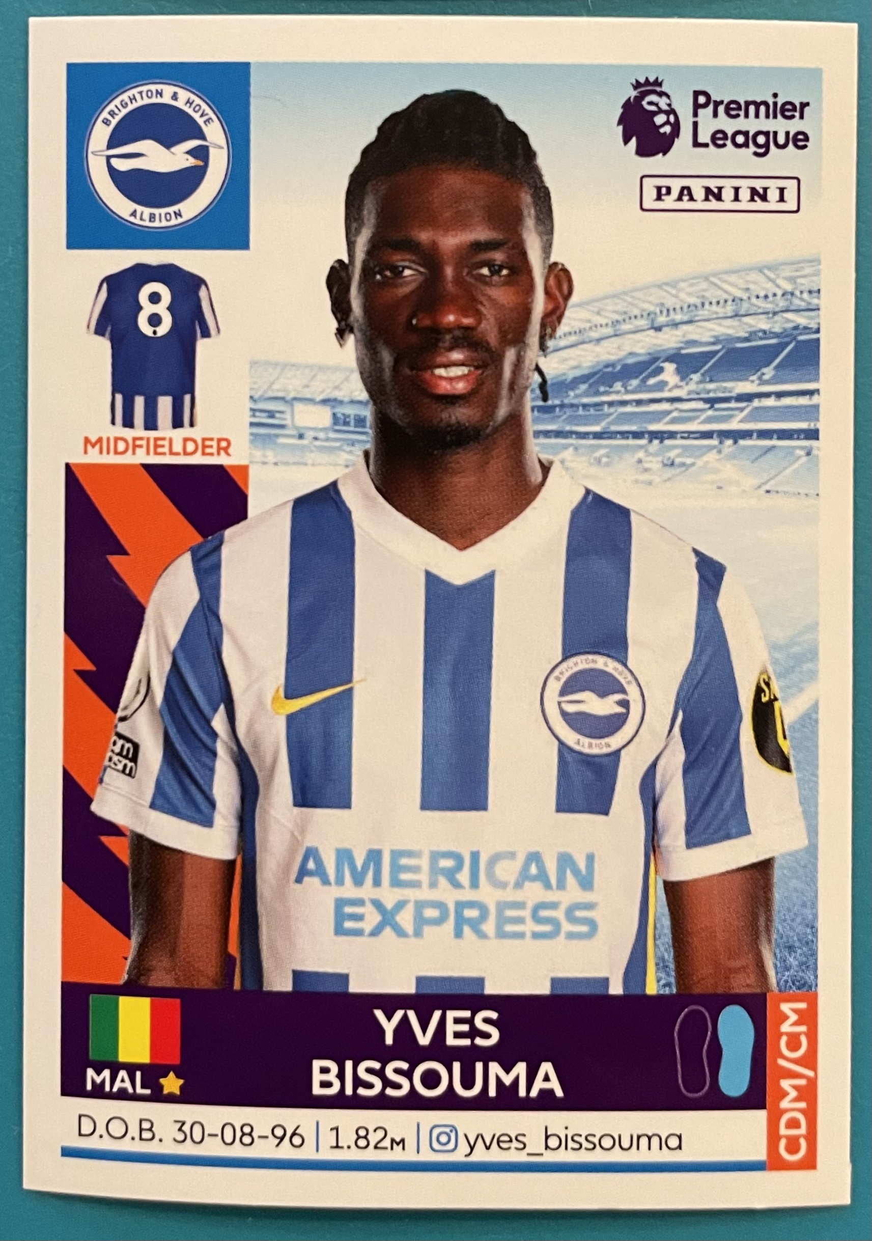 yves bissouma 2022 panini sticker