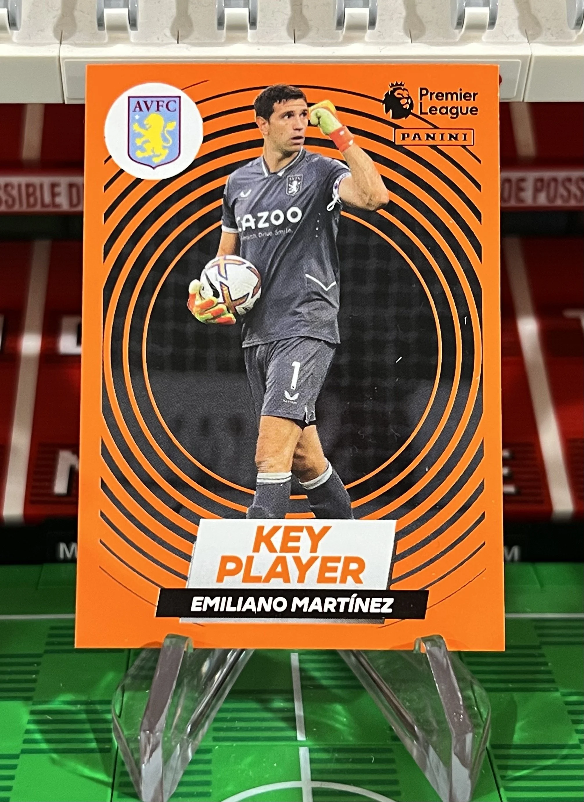 emiliano martinez 2023 panini key player sticker