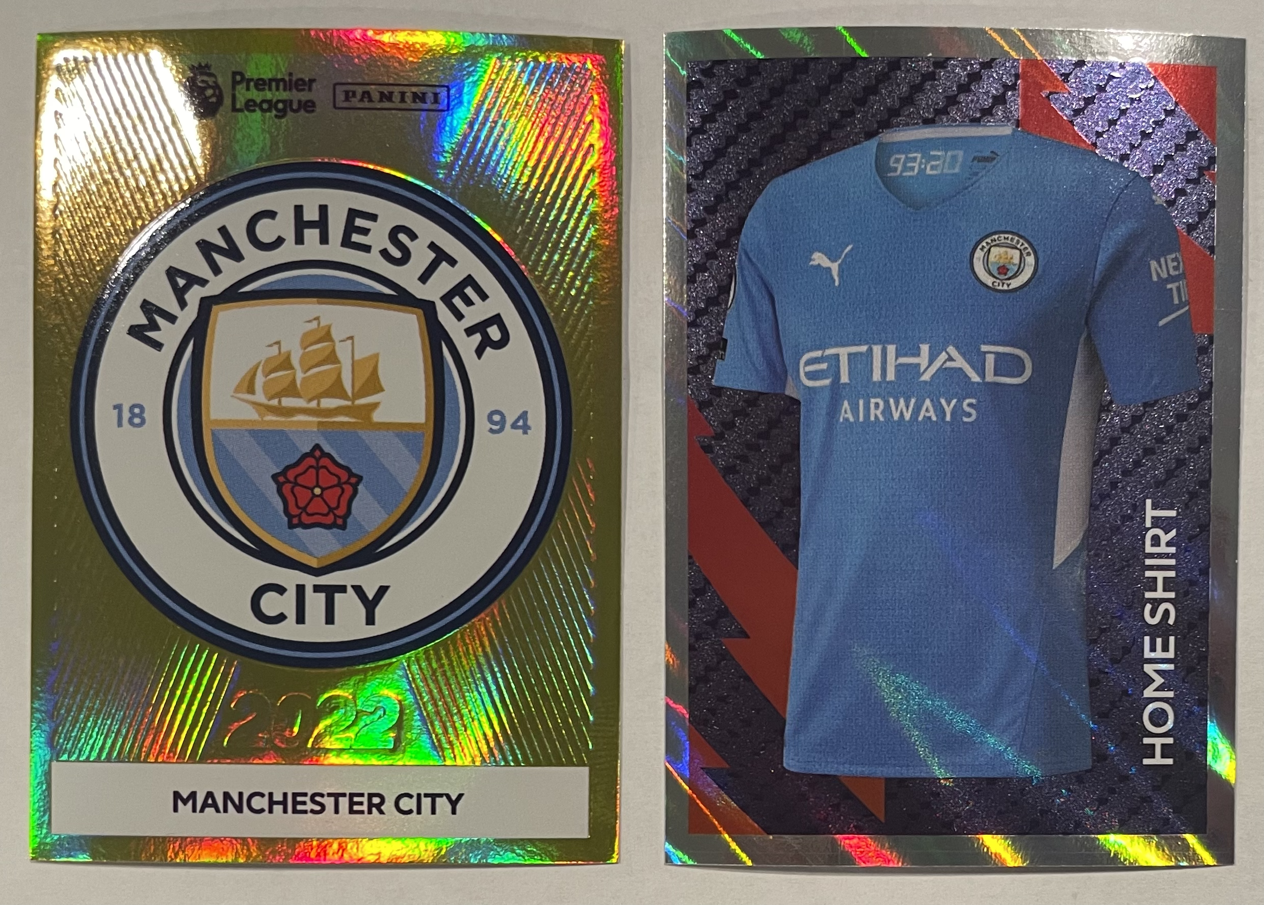 manchester city 2022 panini stickers